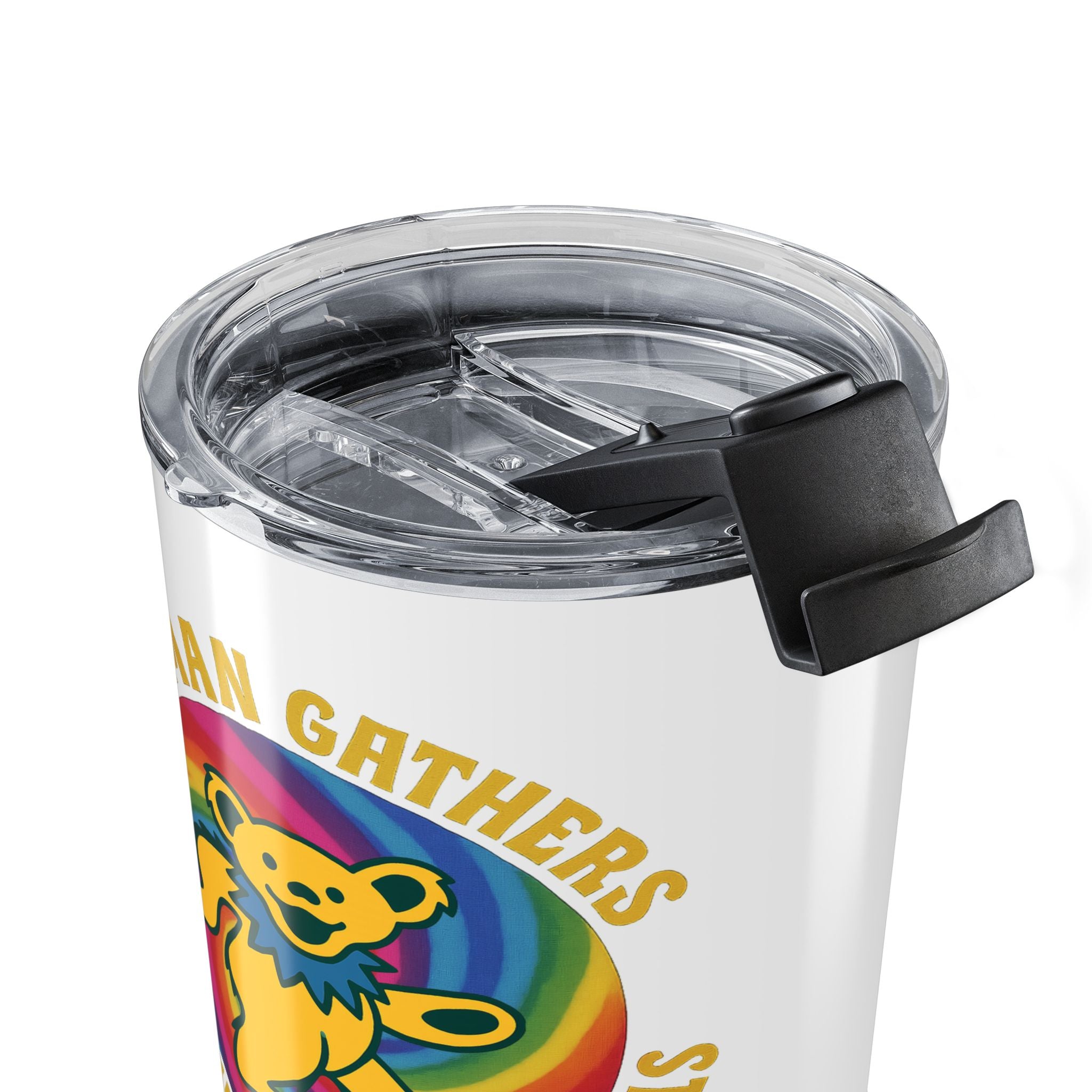 Grateful Dead Lyric Tumbler | Dancing Bear 22oz Insulated Cup
