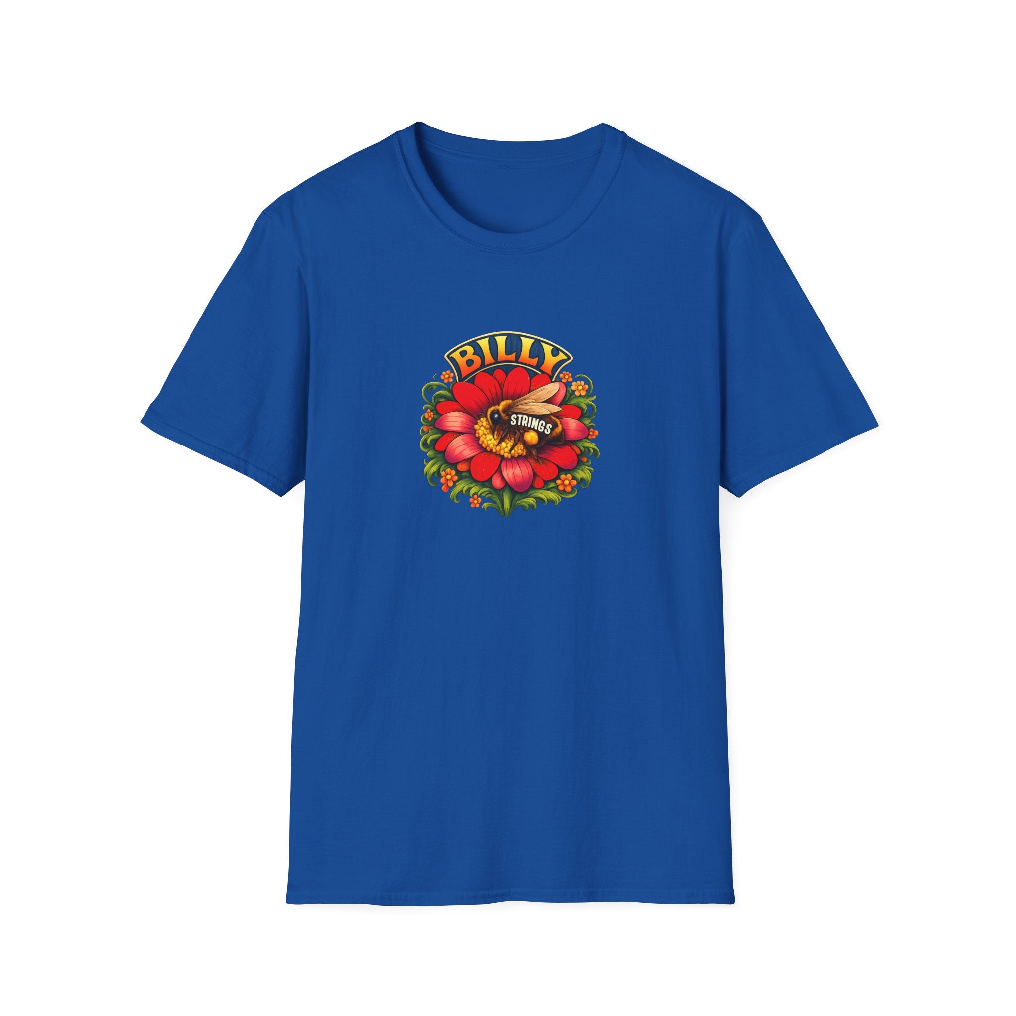 Billy Strings Red Daisy Shirt | Bluegrass Jam Band T-Shirt | Psychedelic Festival Tee