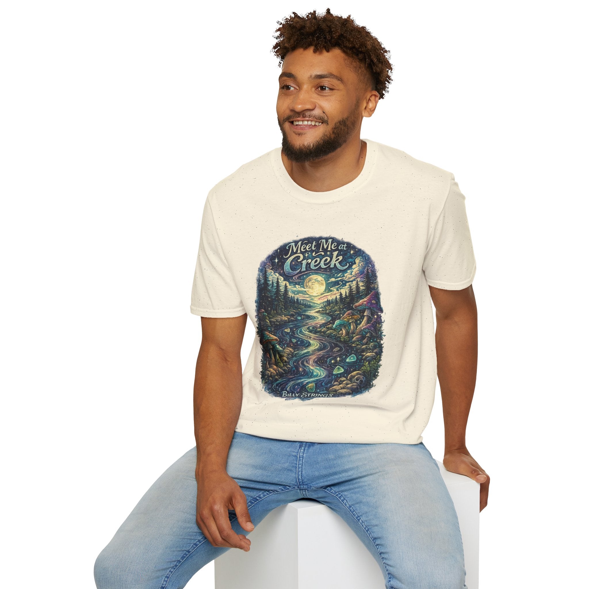 Billy Strings Meet Me at the Creek Shirt – Psychedelic Jam Band Festival Tee