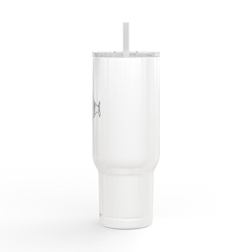Phish Fish Logo Tumbler | Engraved 40oz Insulated Travel Mug | Jam Band Fan Cup with Handle