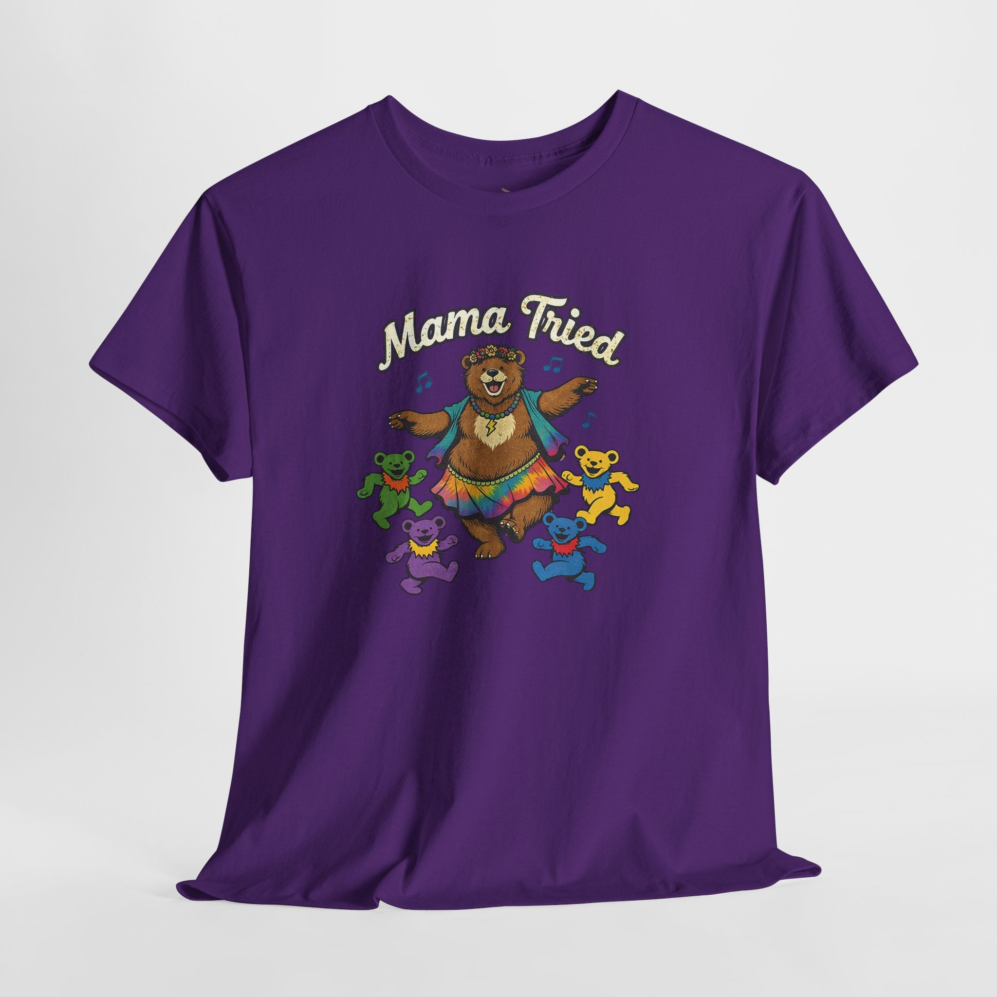 Mama Tried Shirt | Dancing Bears Tee | Grateful Dead Mothers Day Gift | Vintage Jam Band Tee