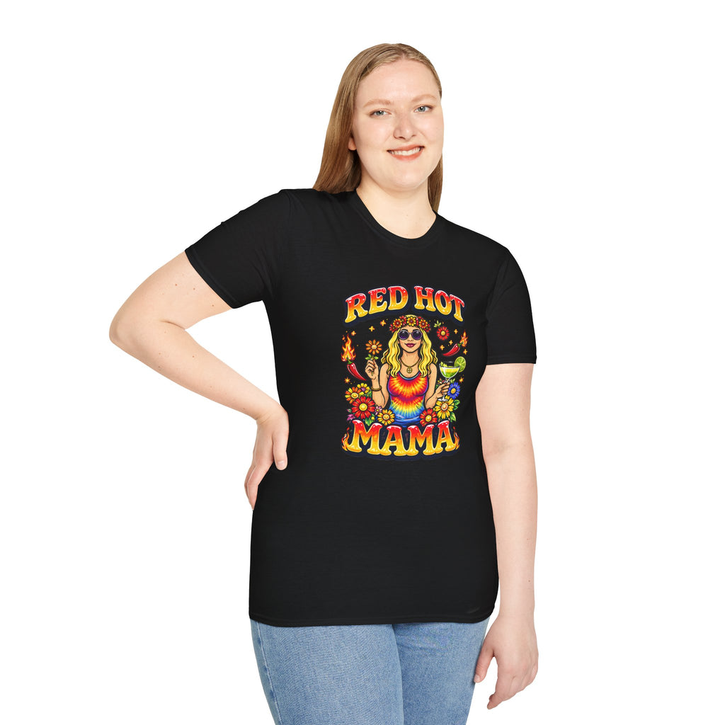 Widespread Panic Red Hot Mama vintage psychedelic graphic T-Shirt | WSP Retro Jam Band Mom Shirt