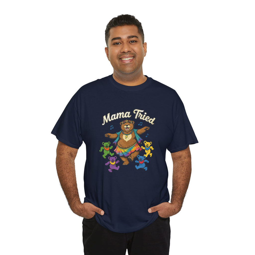 Mama Tried Shirt | Dancing Bears Tee | Grateful Dead Mothers Day Gift | Vintage Jam Band Tee