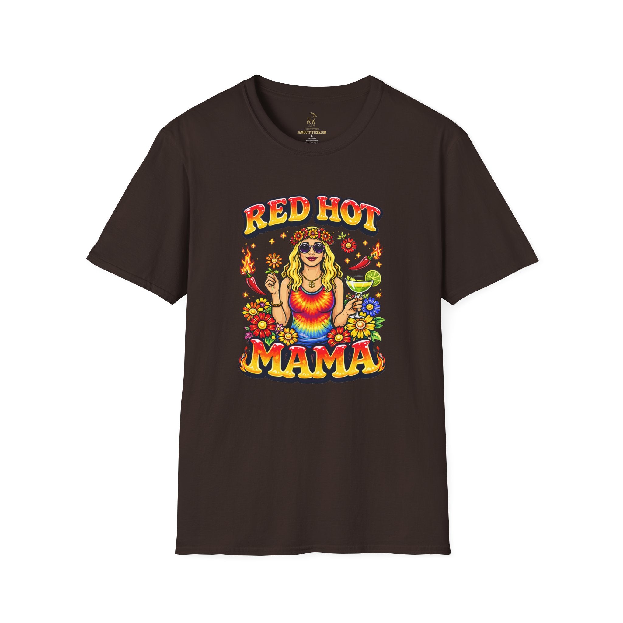 Widespread Panic Red Hot Mama vintage psychedelic graphic T-Shirt | WSP Retro Jam Band Mom Shirt