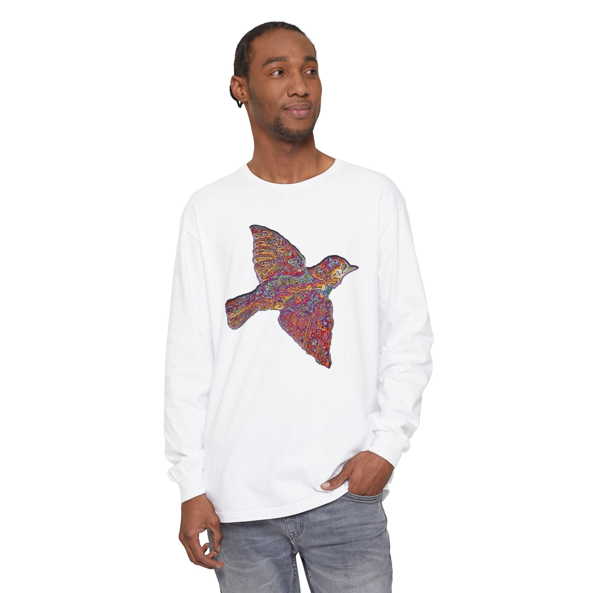 WSP Premium Long Sleeve Shirt | Widespread Panic Love Bird Tee | Comfort Colors Heavy Weight Cotton