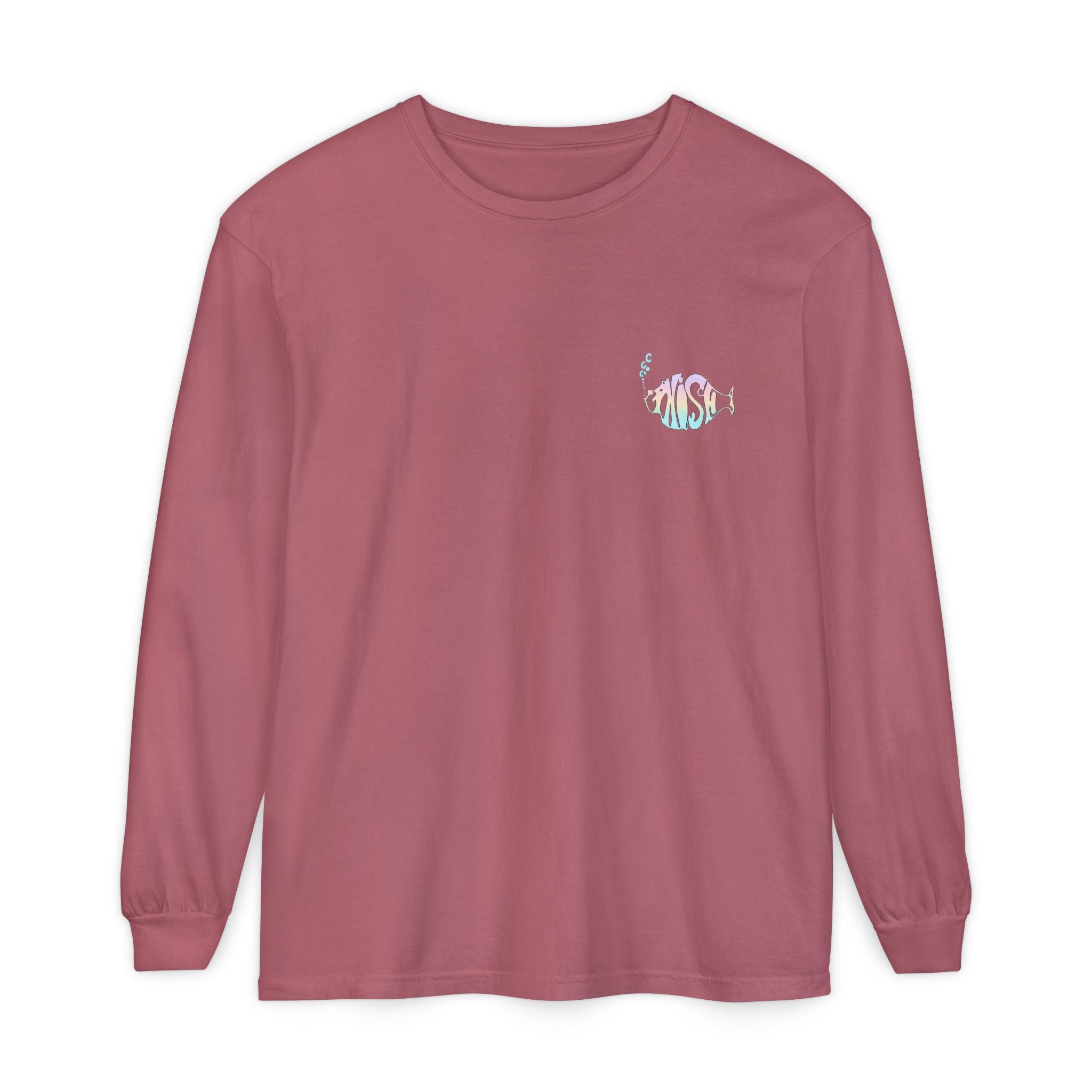 Phish Fish Shirt Pastel | Comfort Colors 6014 Long Sleeve | Jam Band Tee | Vintage Style Phish Shirt