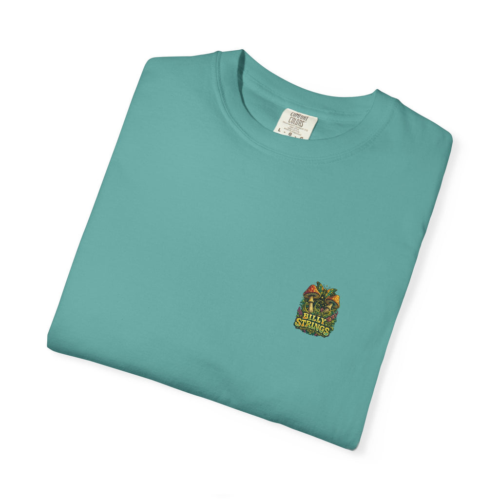 Billy Strings Shirt | Psychedelic Left Chest Tee | Trippy Bluegrass Gift