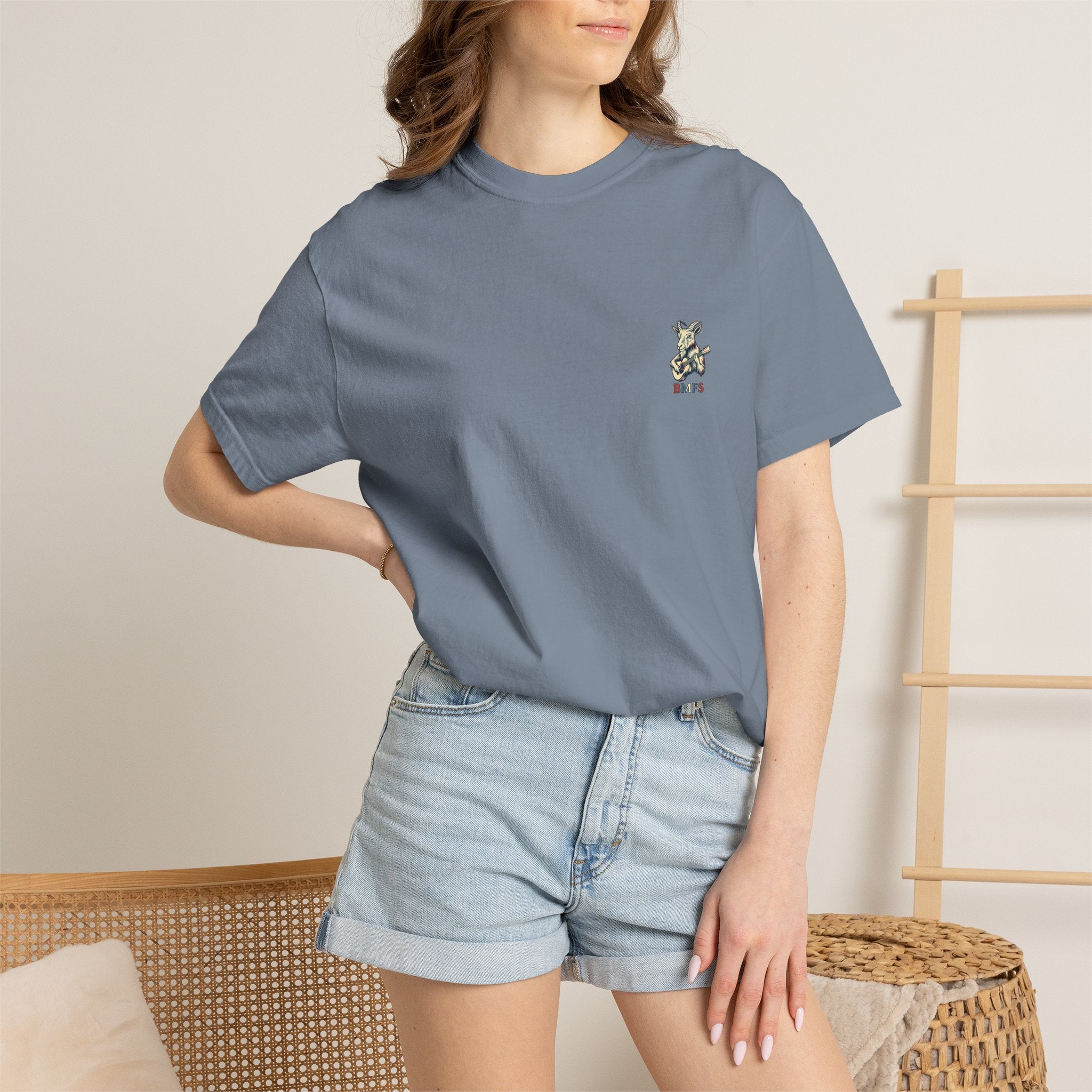 Jam Grass Goat Shirt – Bluegrass Festival Tee – BMFS Style T-Shirt