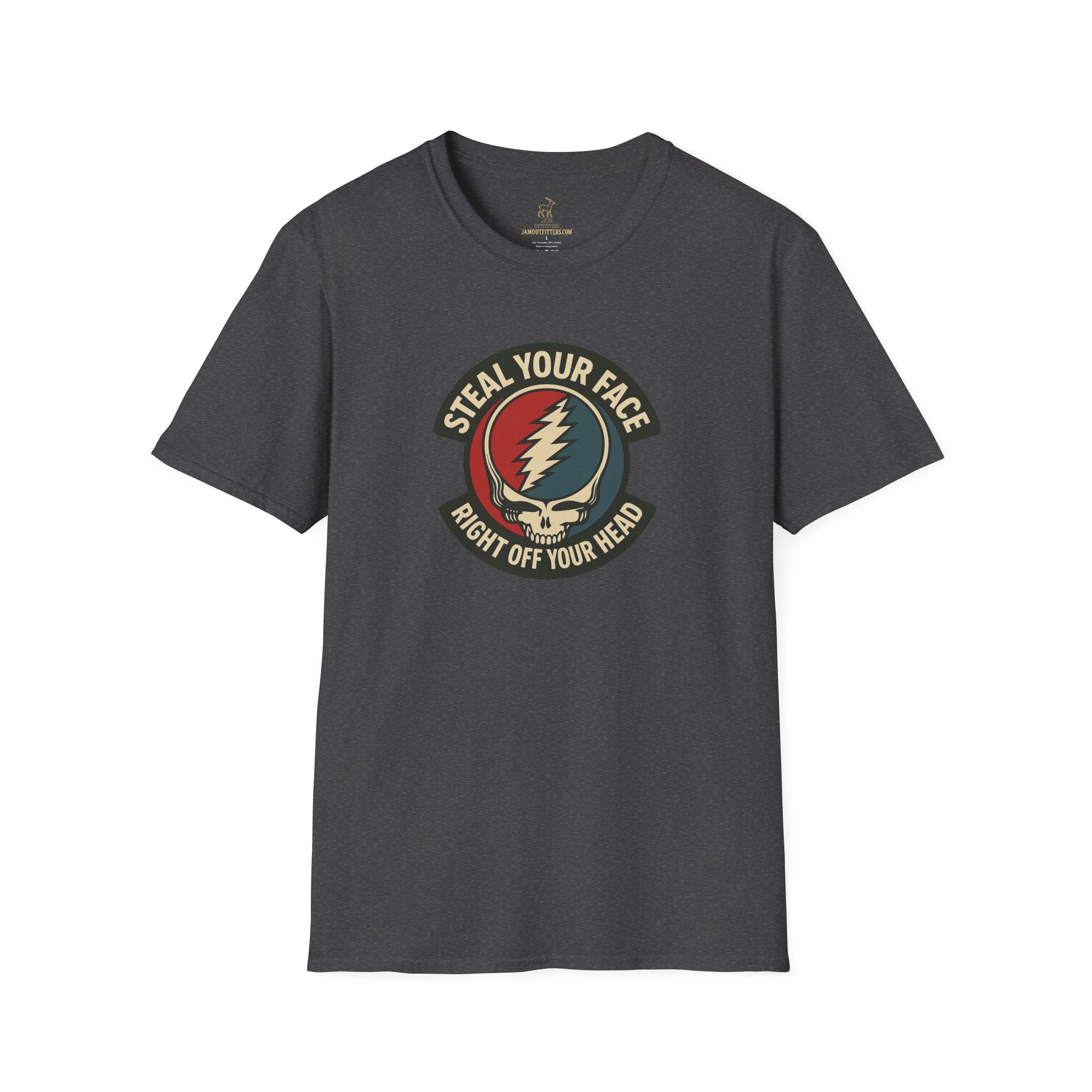 Steal Your Face Shirt | Grateful Dead Inspired Tee | Deadhead Graphic T-Shirt | Right Off Your Head