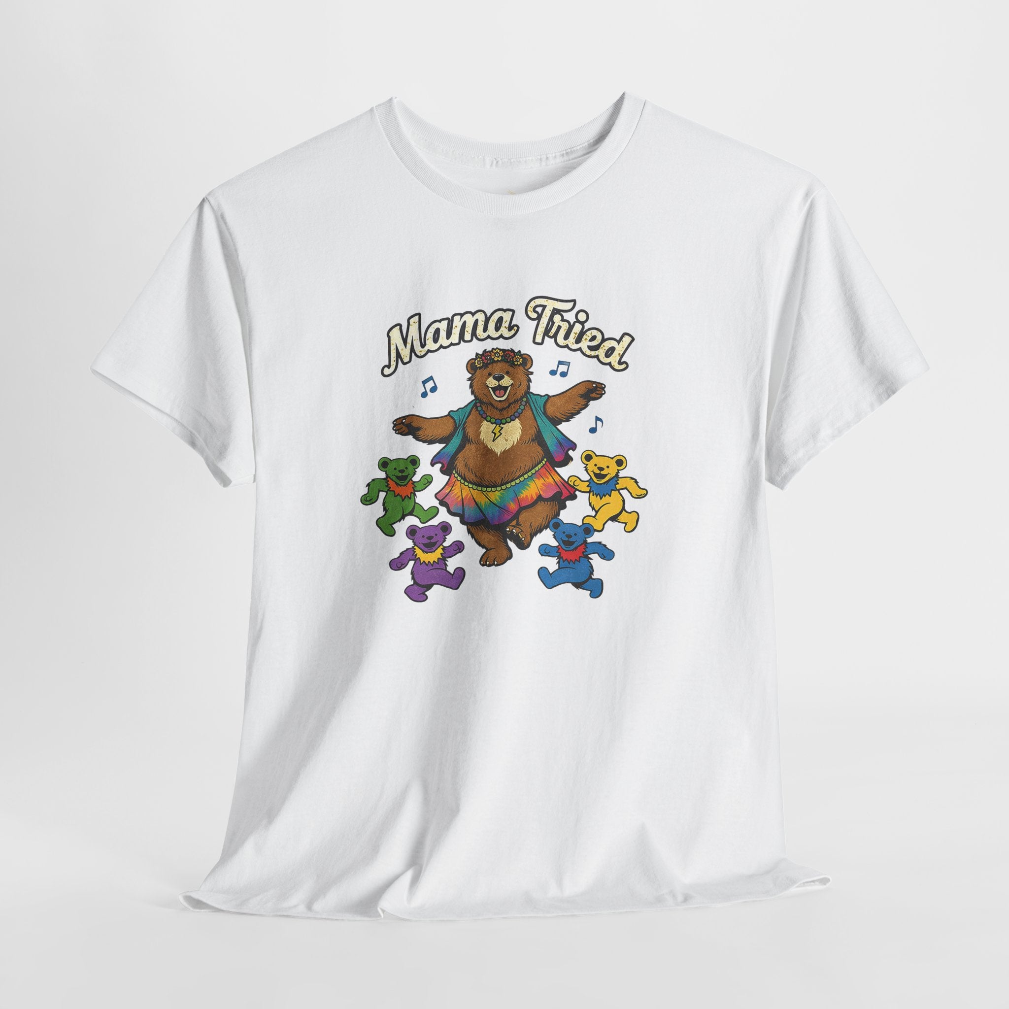 Mama Tried Shirt | Dancing Bears Tee | Grateful Dead Mothers Day Gift | Vintage Jam Band Tee