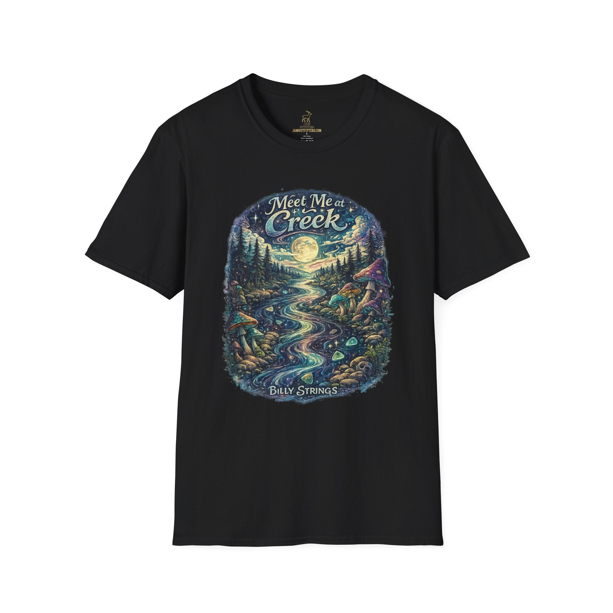 Billy Strings Meet Me at the Creek Shirt – Psychedelic Jam Band Festival Tee