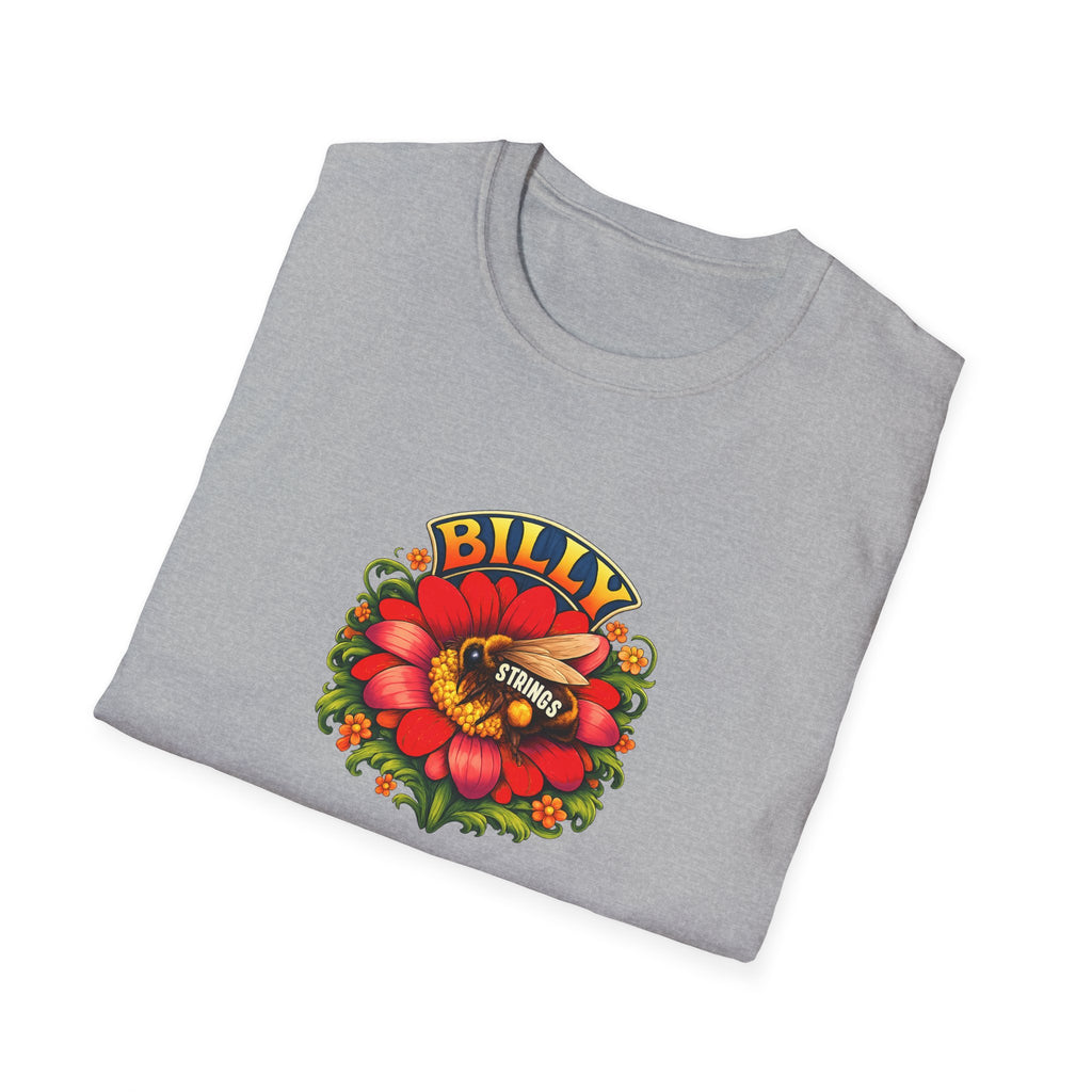 Billy Strings Red Daisy Shirt | Bluegrass Jam Band T-Shirt | Psychedelic Festival Tee