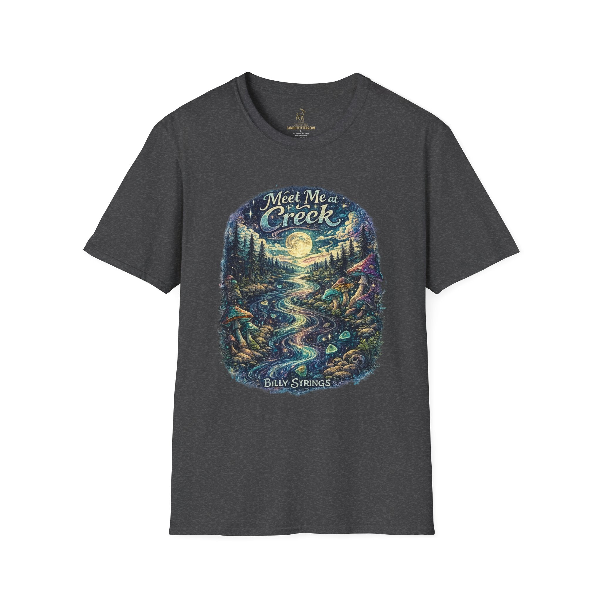 Billy Strings Meet Me at the Creek Shirt – Psychedelic Jam Band Festival Tee