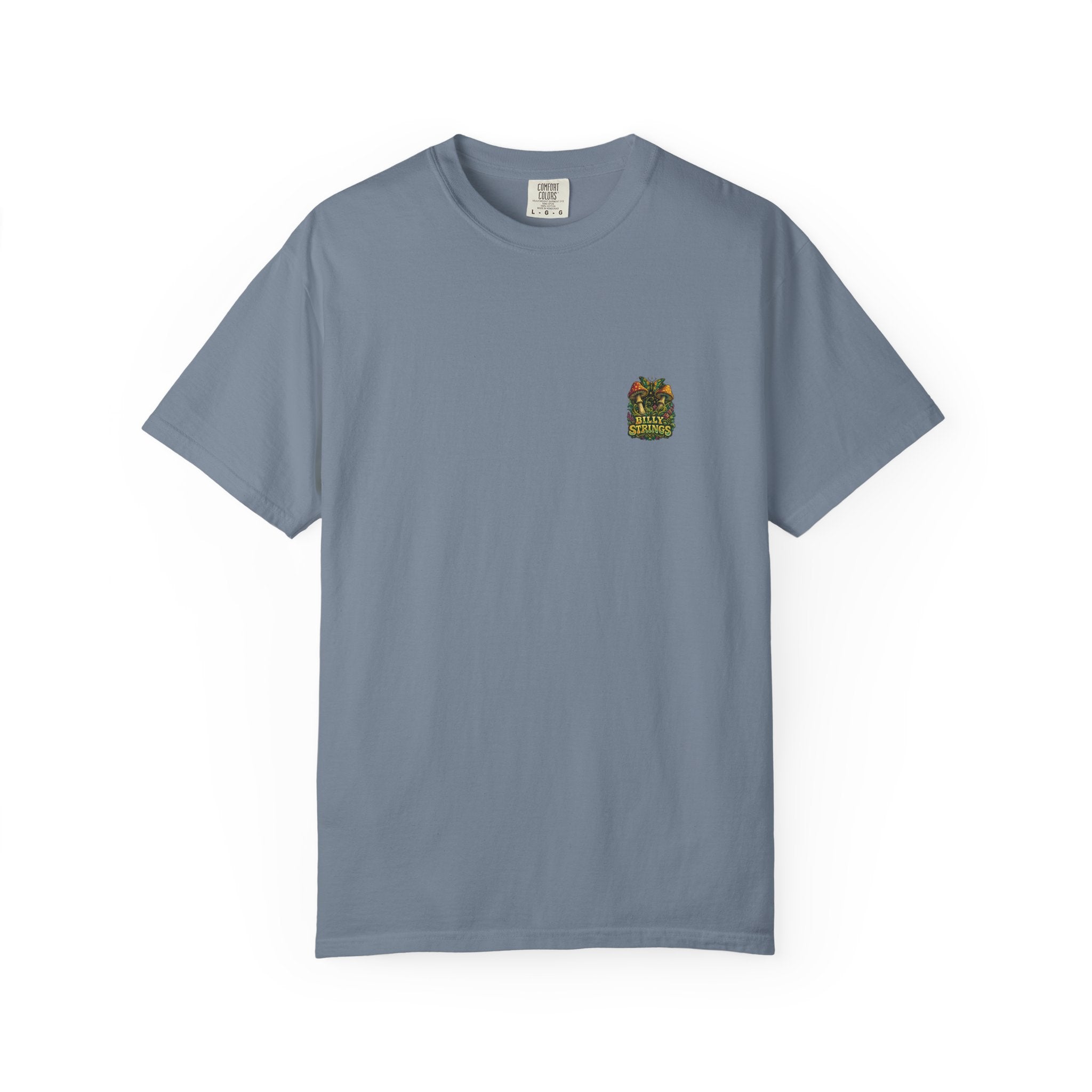 Billy Strings Shirt | Psychedelic Left Chest Tee | Trippy Bluegrass Gift