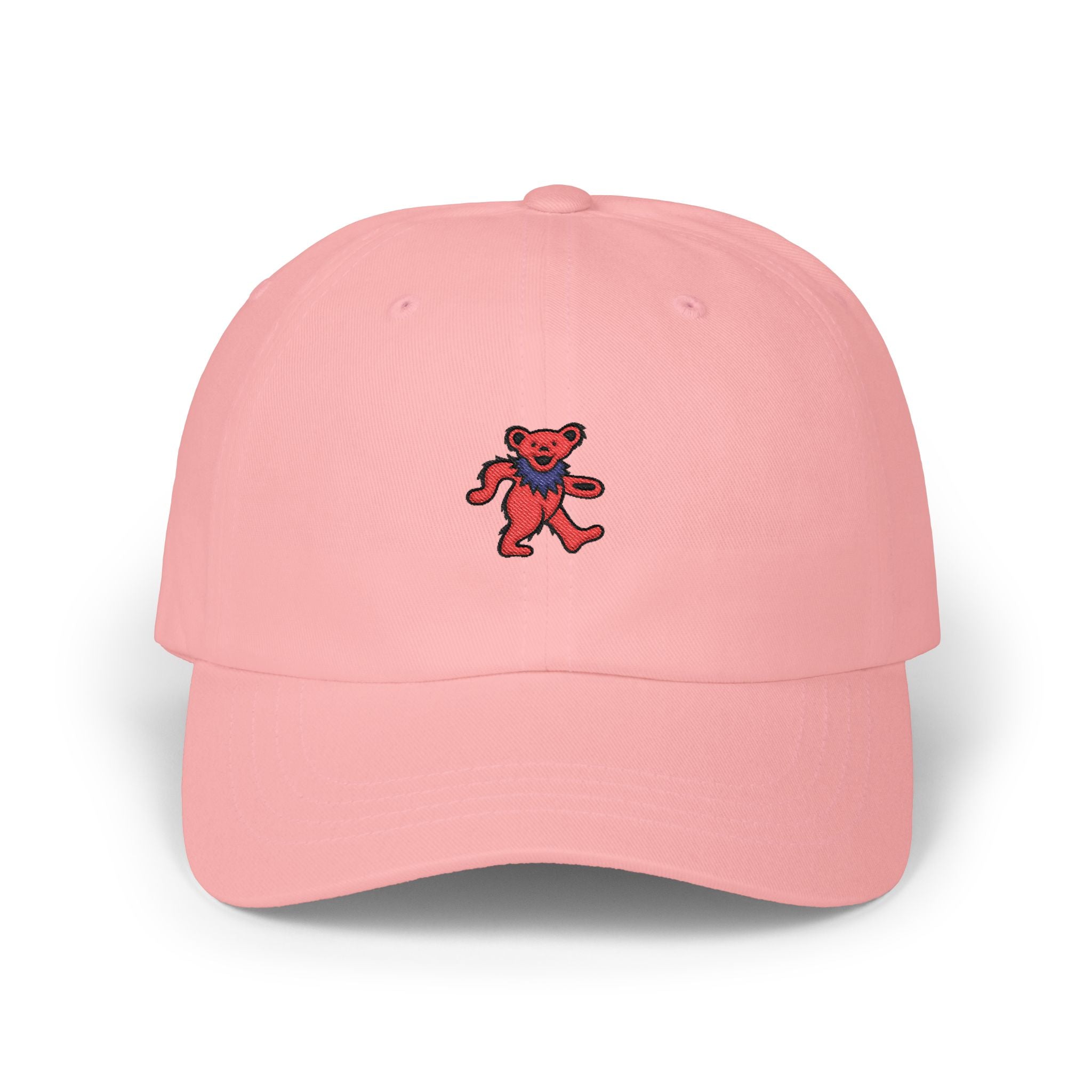 Dancing Bear Embroidered Dad Hat | Grateful Dead Vintage Cap | Retro Deadhead Gift