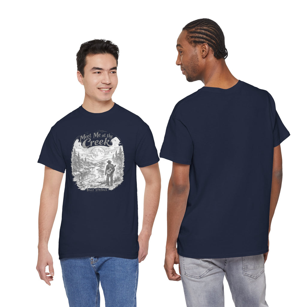 Billy Strings Meet Me at the Creek Shirt – Moonlight Creek Jam Band Tee, Bluegrass Festival Shirt