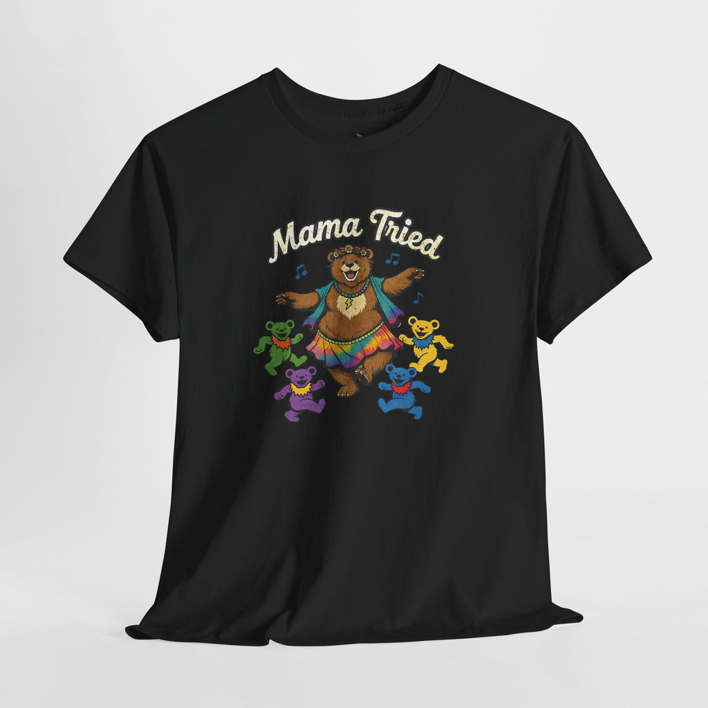 Mama Tried Shirt | Dancing Bears Tee | Grateful Dead Mothers Day Gift | Vintage Jam Band Tee