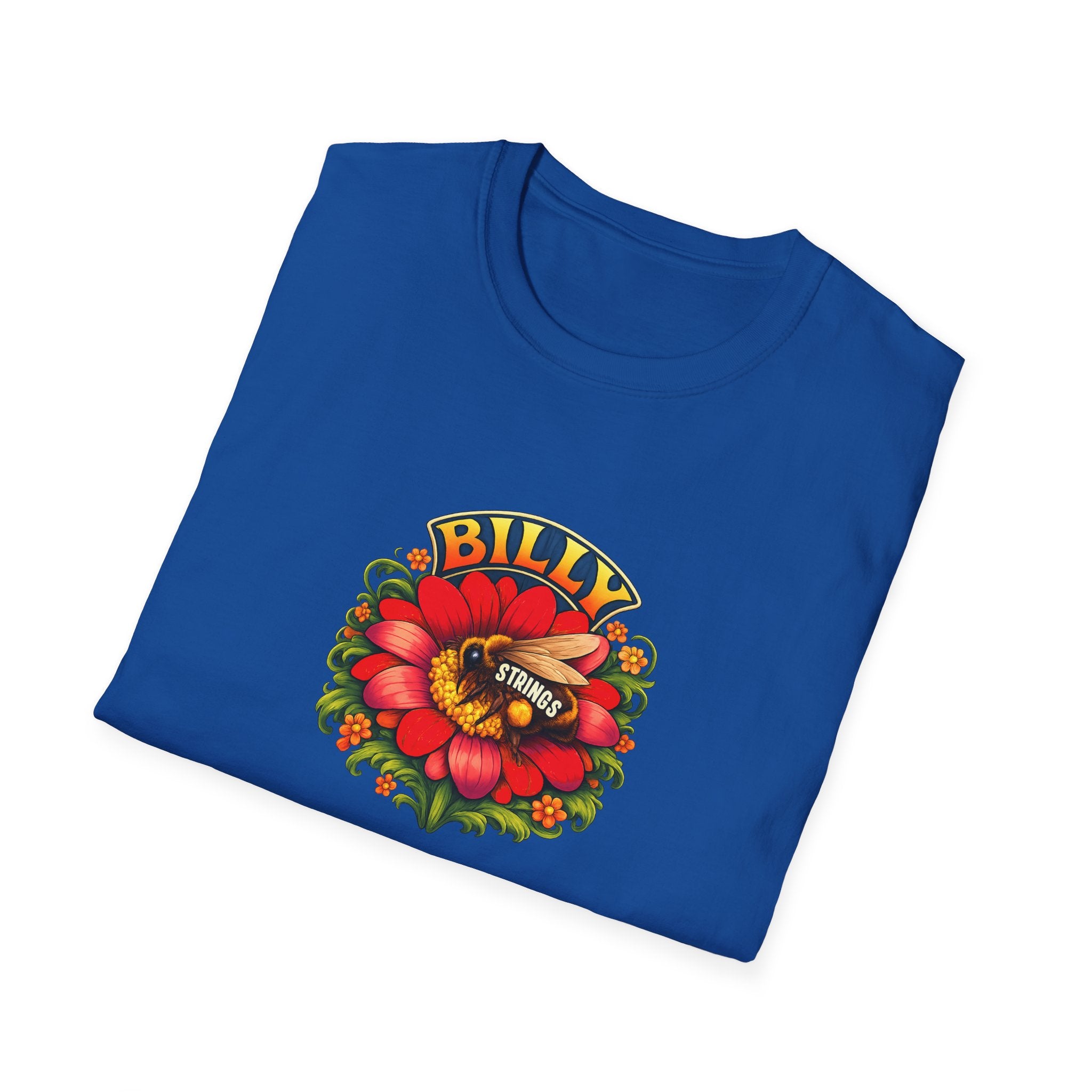 Billy Strings Red Daisy Shirt | Bluegrass Jam Band T-Shirt | Psychedelic Festival Tee