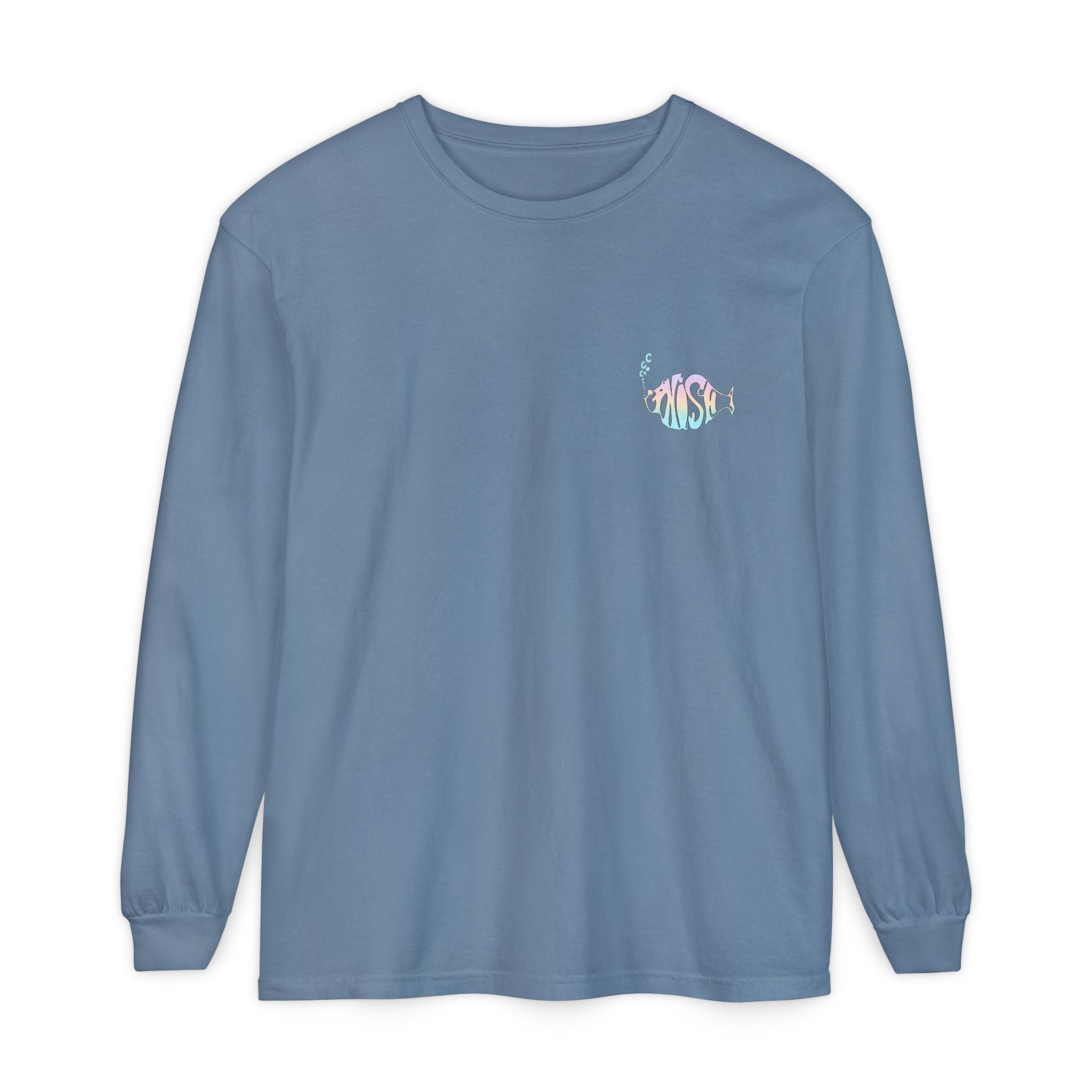 Phish Fish Shirt Pastel | Comfort Colors 6014 Long Sleeve | Jam Band Tee | Vintage Style Phish Shirt