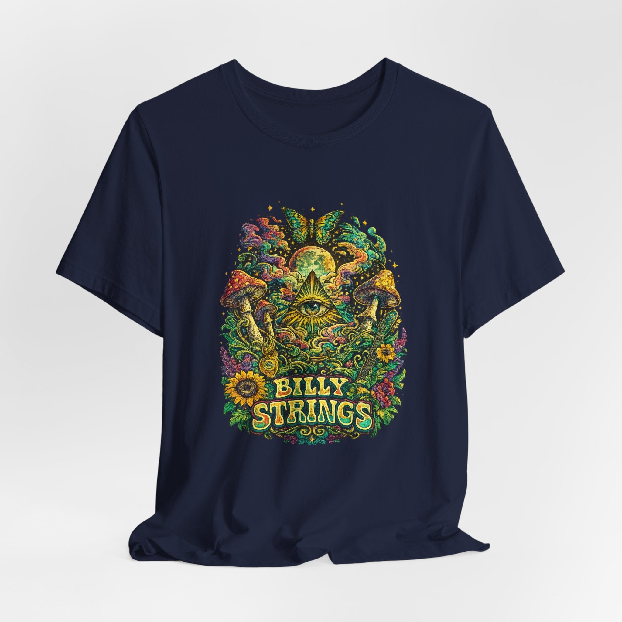 Billy Strings Shirt | Psychedelic Bluegrass Tee | Trippy Jamgrass Gift