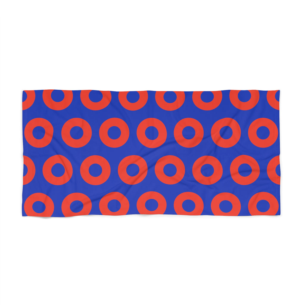 Phish Donut Beach Towel | Festival Beach & Pool Towel | Jam Band Gift