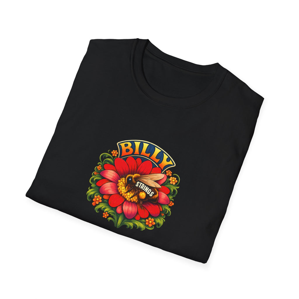 Billy Strings Red Daisy Shirt | Bluegrass Jam Band T-Shirt | Psychedelic Festival Tee