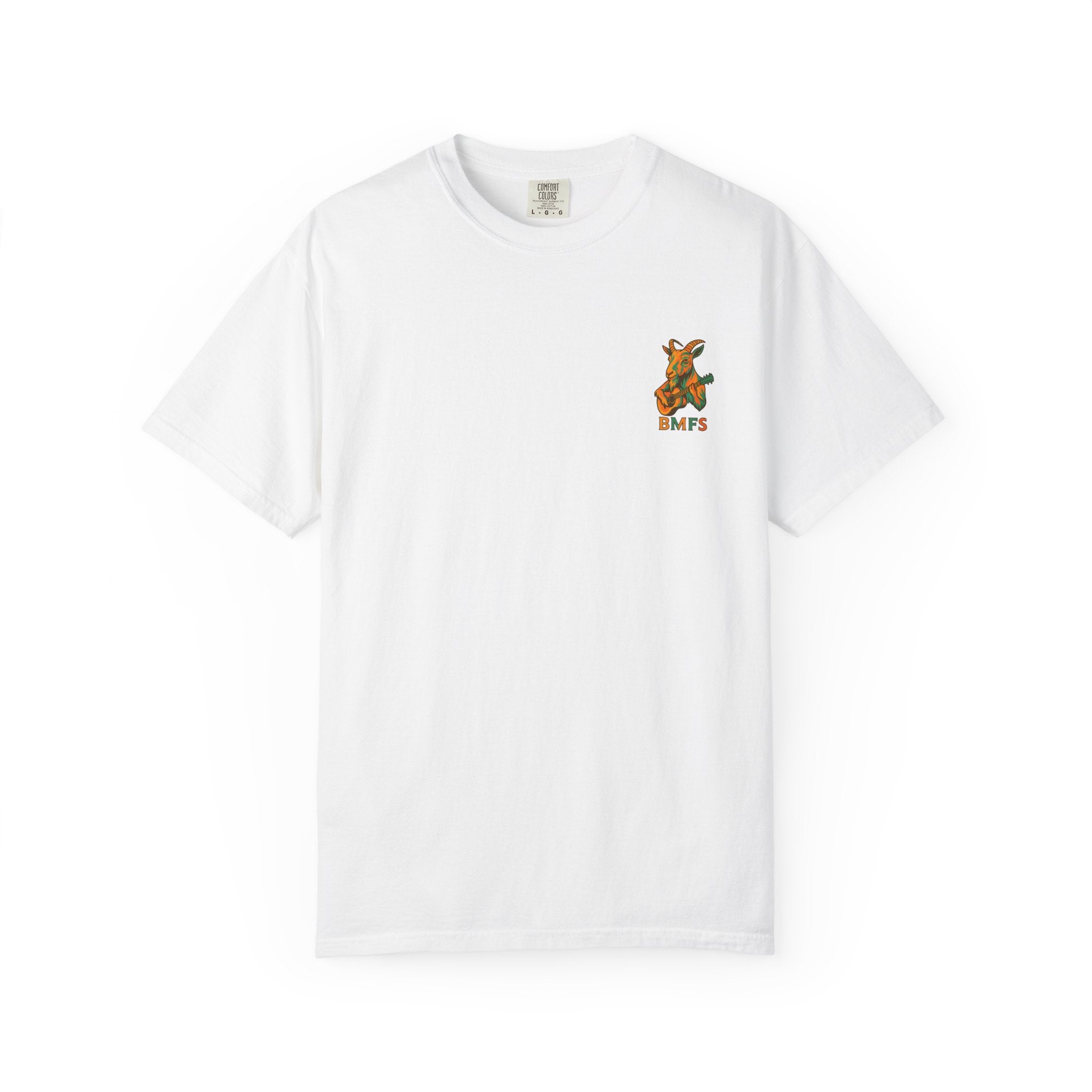 Billy Strings BMFS Goat Shirt – Comfort Colors Jamgrass Tee, Small Chest Logo