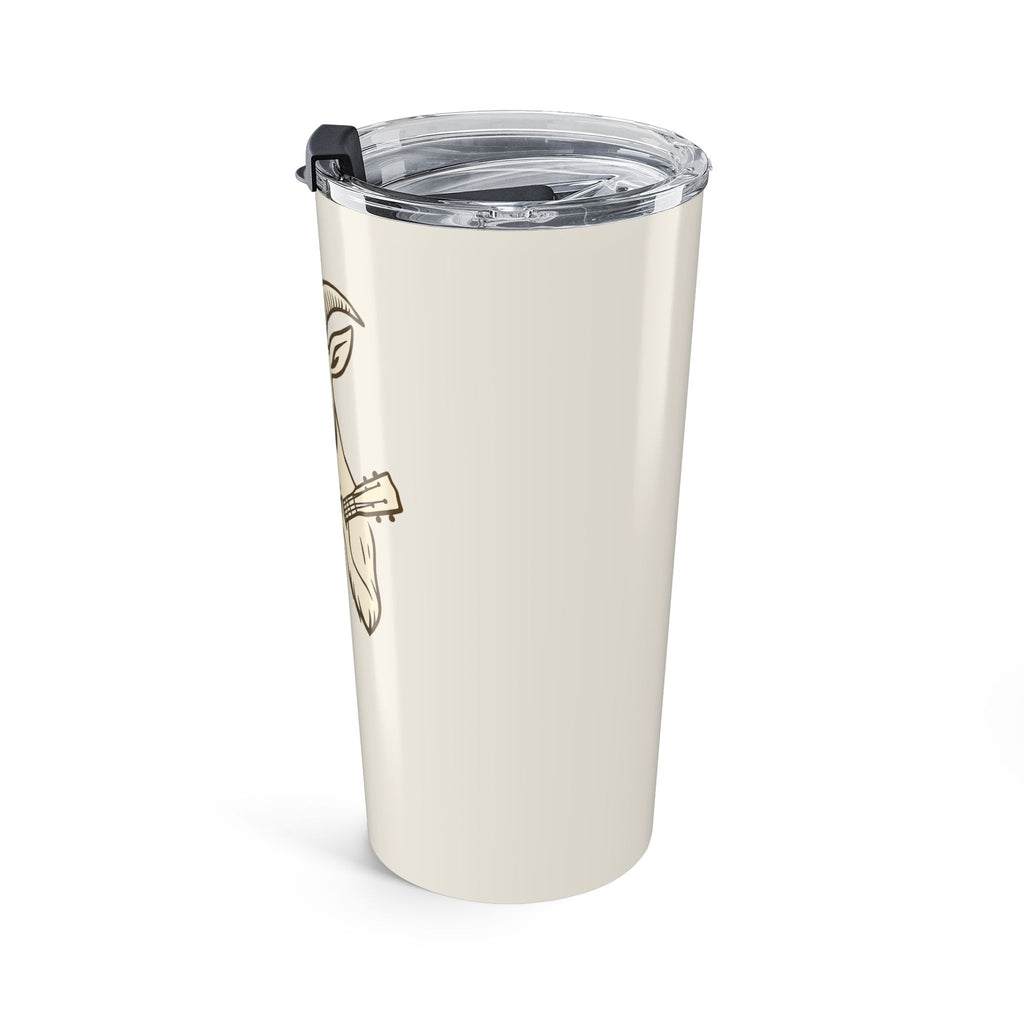 Billy Strings Goat Guitar Tumbler | 20oz Insulated Stainless Steel Cup | Bluegrass Folk Music Gift