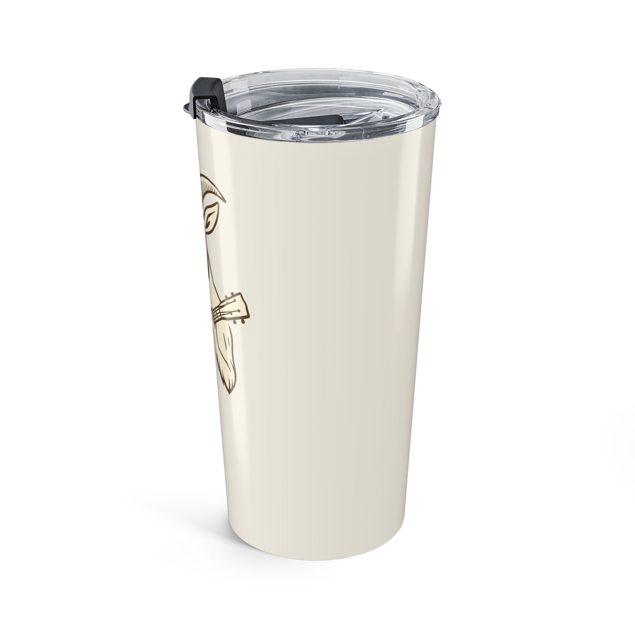 Billy Strings Goat Guitar Tumbler | 20oz Insulated Stainless Steel Cup | Bluegrass Folk Music Gift