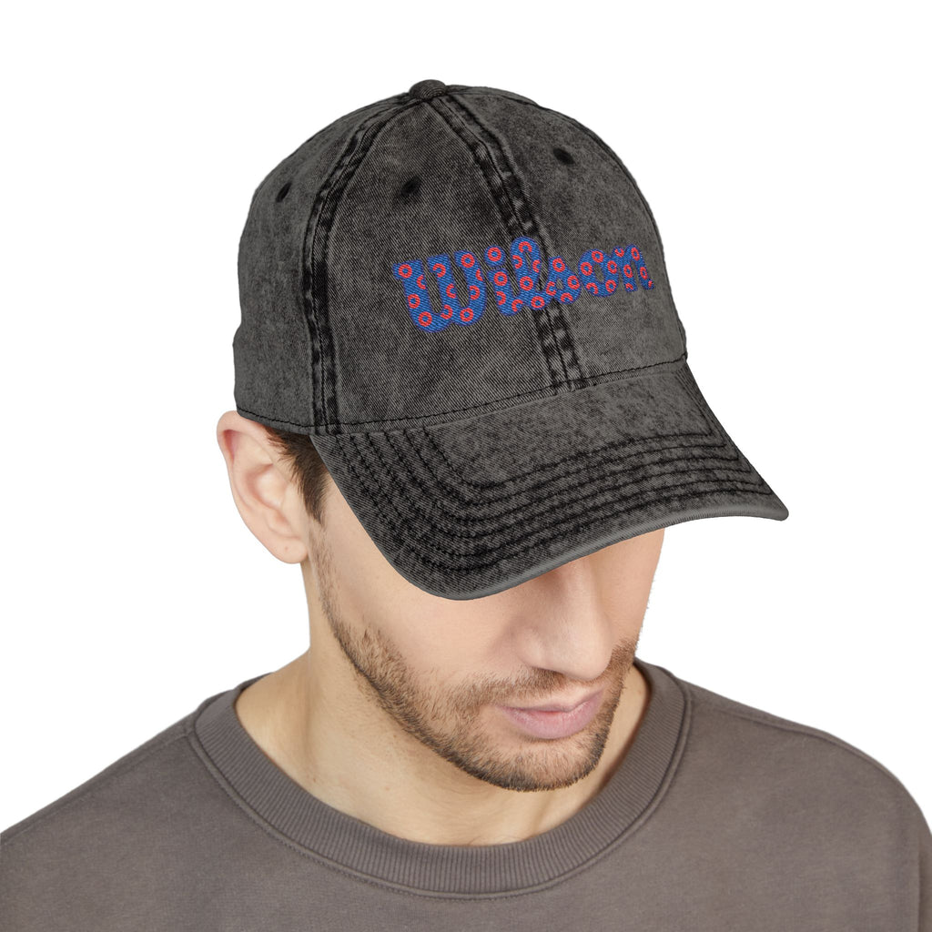 Phish Wilson Hat | Vintage Washed Phish Donut Cap | Jam Band Embroidered Hat