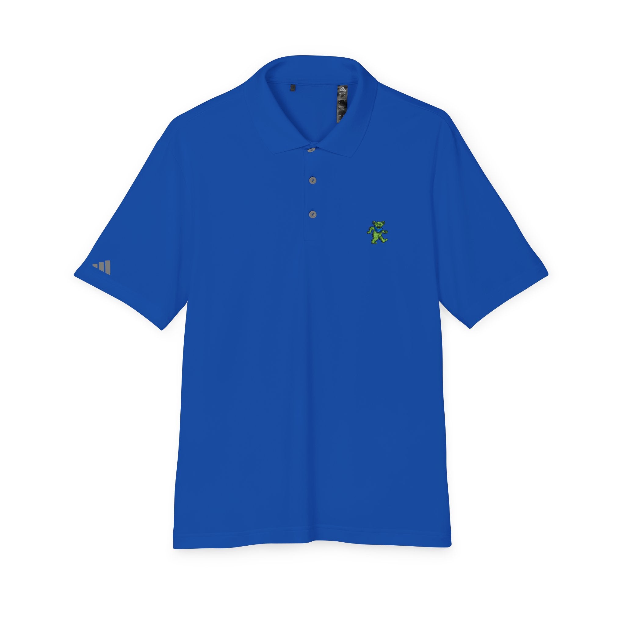 Grateful Dead Golf Polo | Embroidered Dancing Bear Performance Shirt | Adidas Jam Band collared shirt