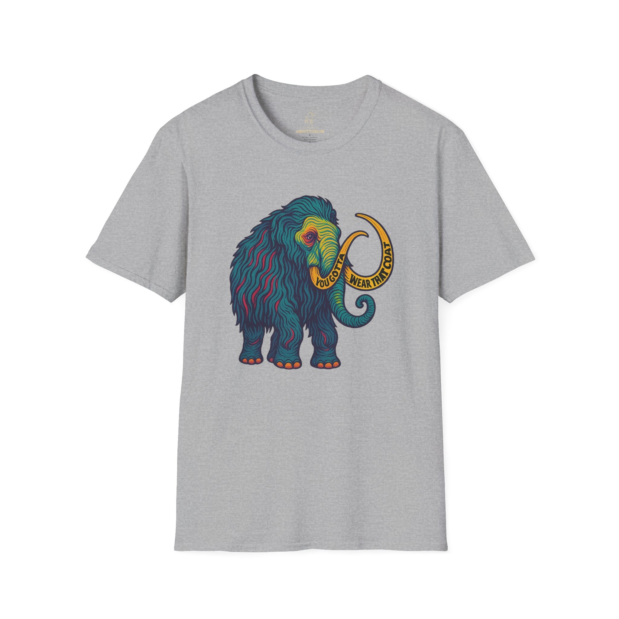 Widespread Panic Big Wooly Mammoth Shirt | WSP You Gotta Wear That Coat Lyric Tee | Psychedelic Jam Band Graphic T-Shirt