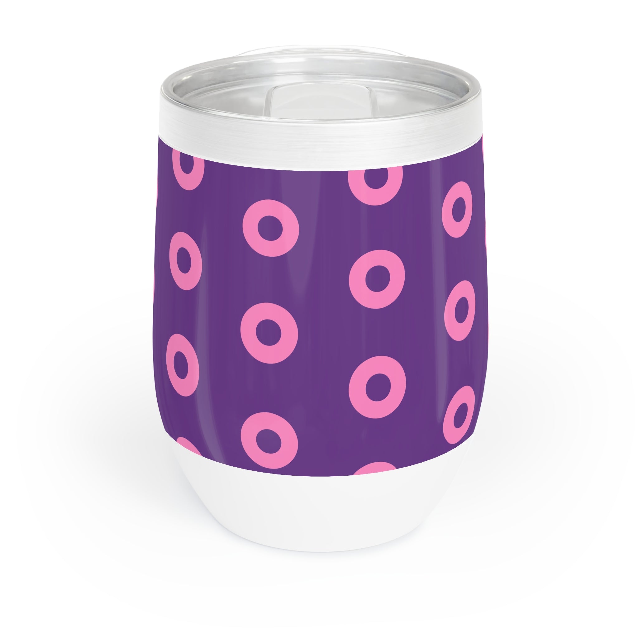 Phish Pink Donut Wine Tumbler | 12oz Vacuum Insulated Cup | Jam Band Gift