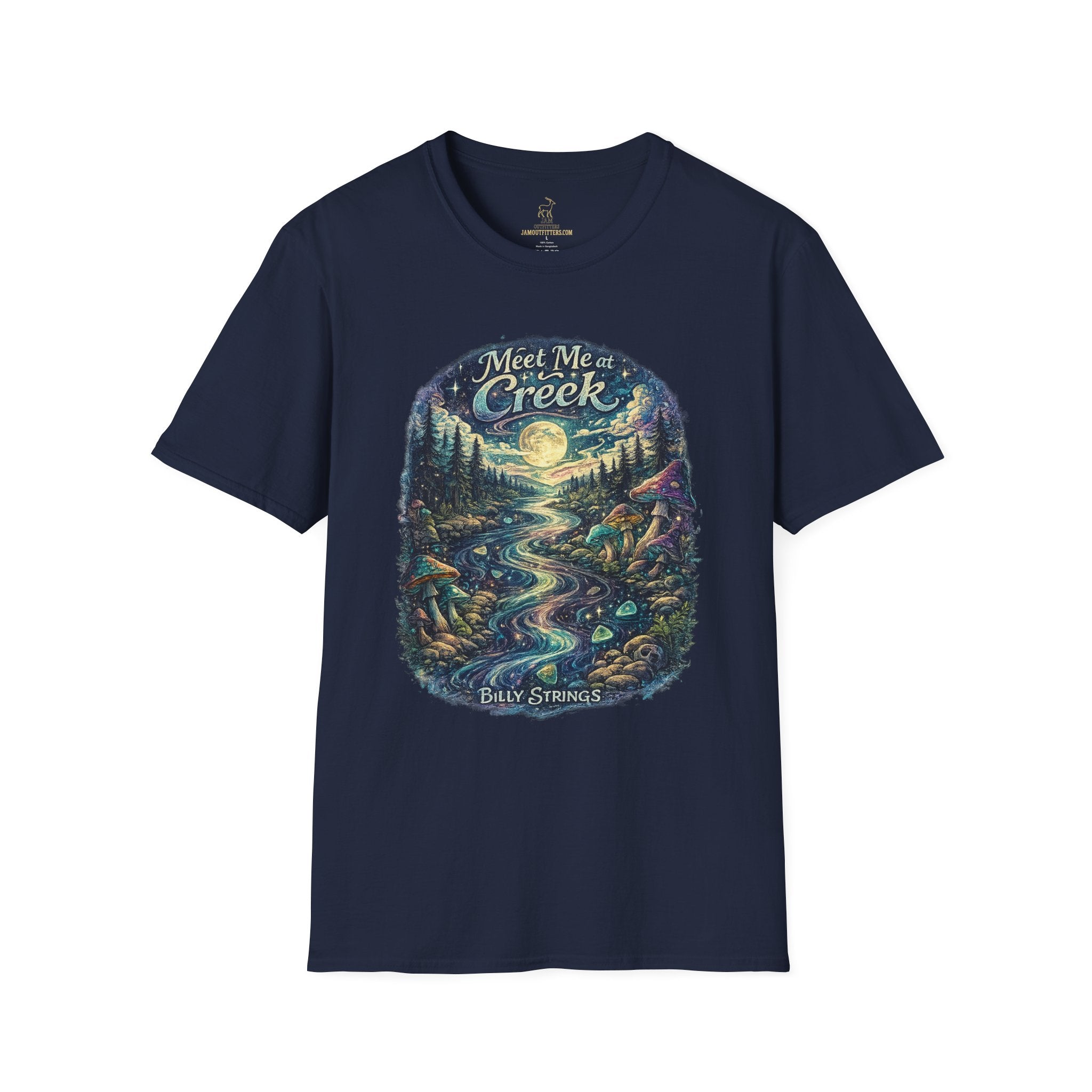 Billy Strings Meet Me at the Creek Shirt – Psychedelic Jam Band Festival Tee