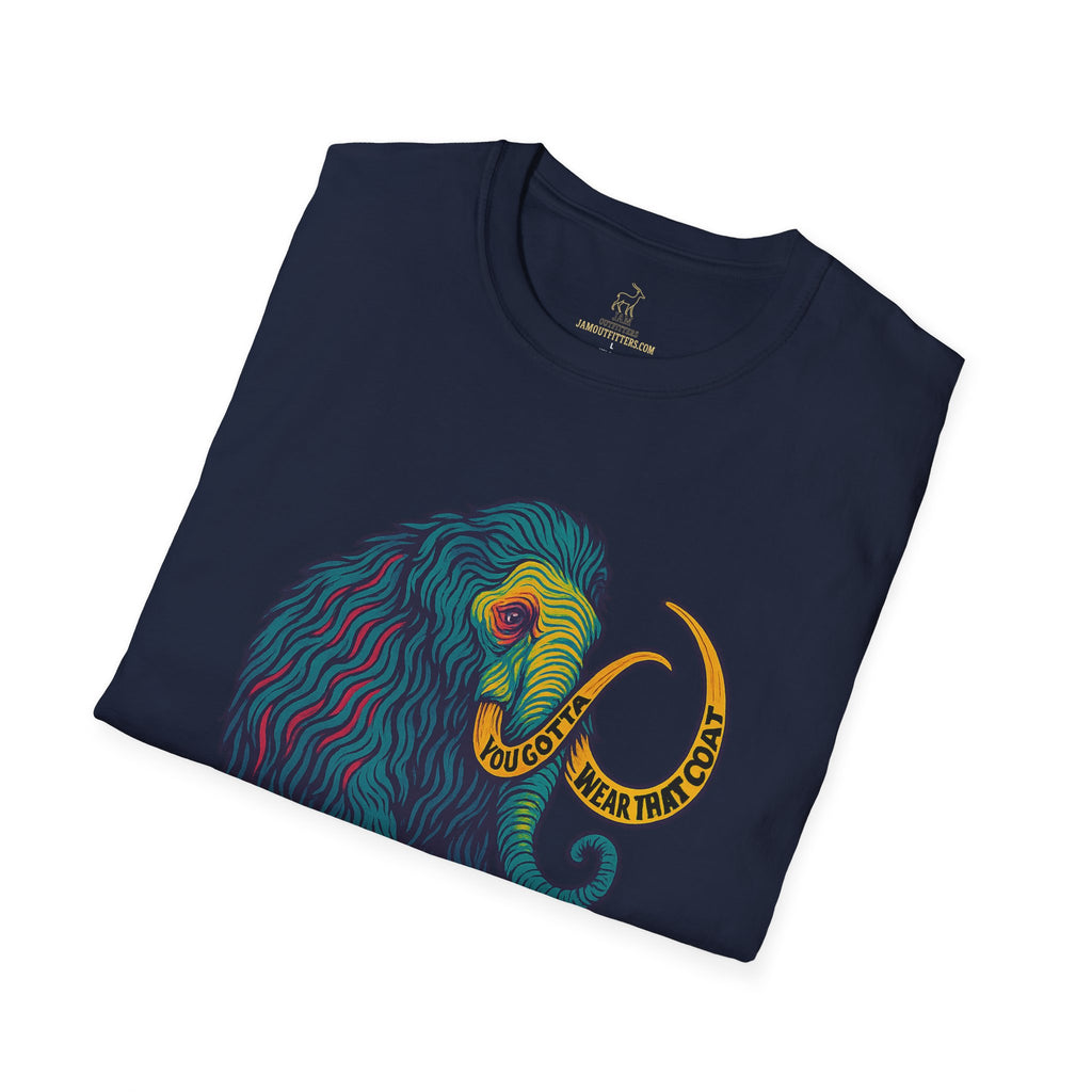 Widespread Panic Big Wooly Mammoth Shirt | WSP You Gotta Wear That Coat Lyric Tee | Psychedelic Jam Band Graphic T-Shirt