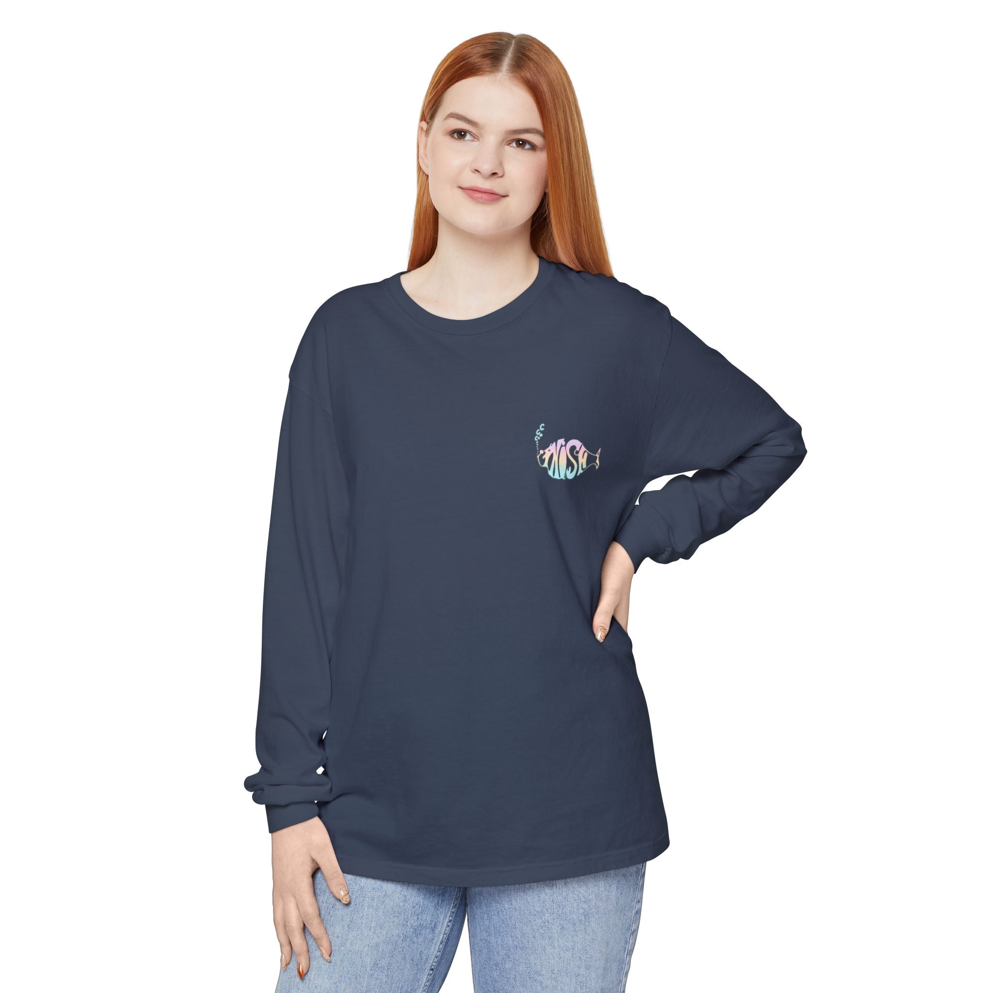 Phish Fish Shirt Pastel | Comfort Colors 6014 Long Sleeve | Jam Band Tee | Vintage Style Phish Shirt