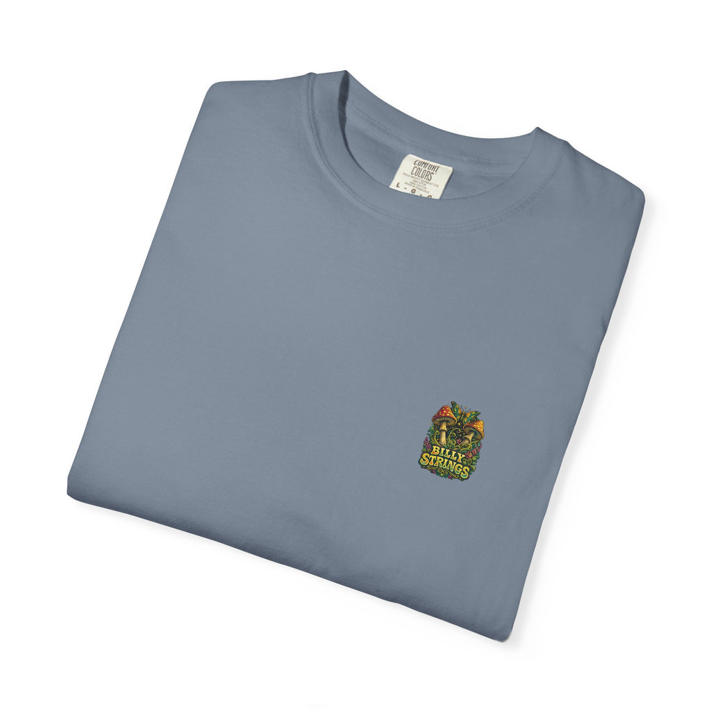 Billy Strings Shirt | Psychedelic Left Chest Tee | Trippy Bluegrass Gift