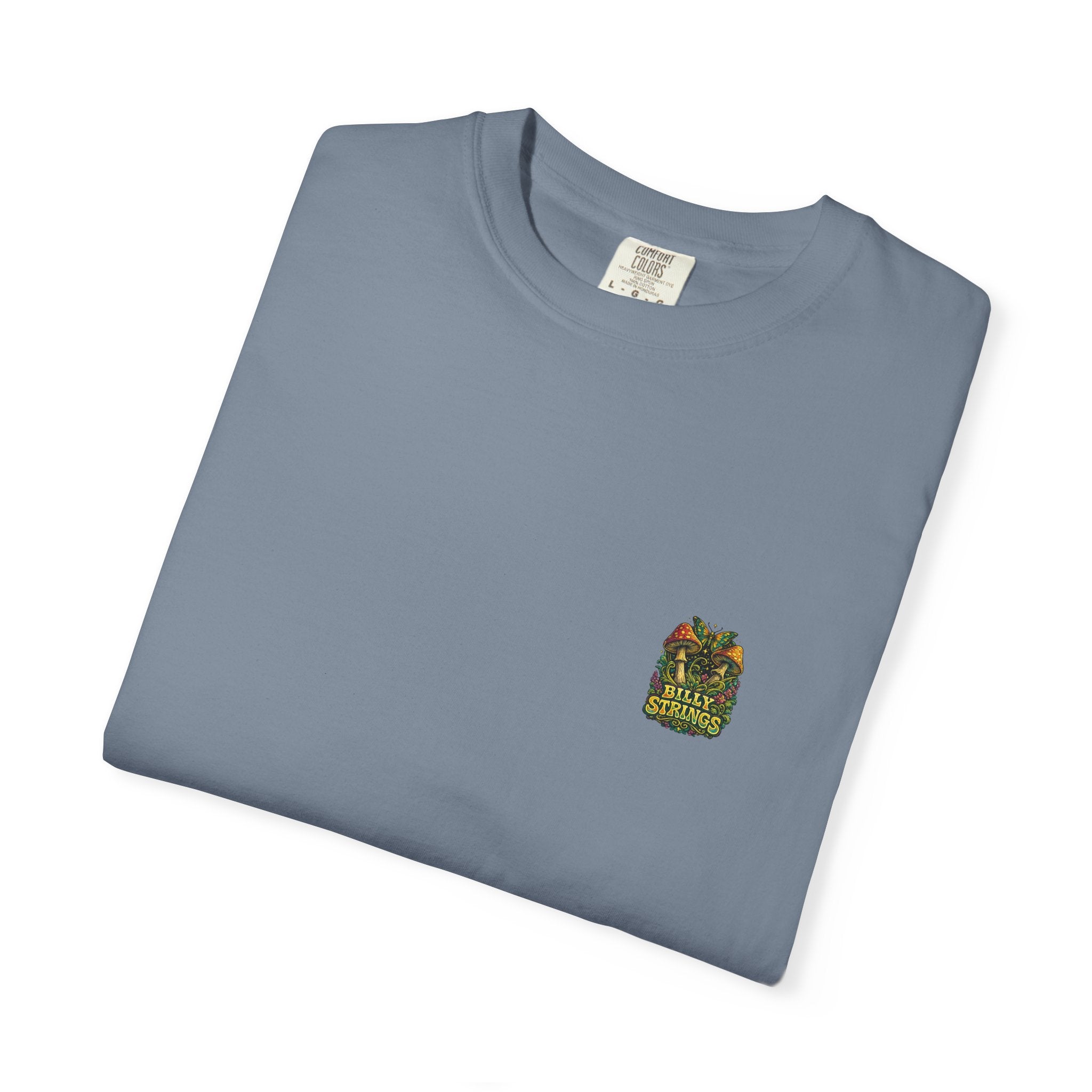 Billy Strings Shirt | Psychedelic Left Chest Tee | Trippy Bluegrass Gift