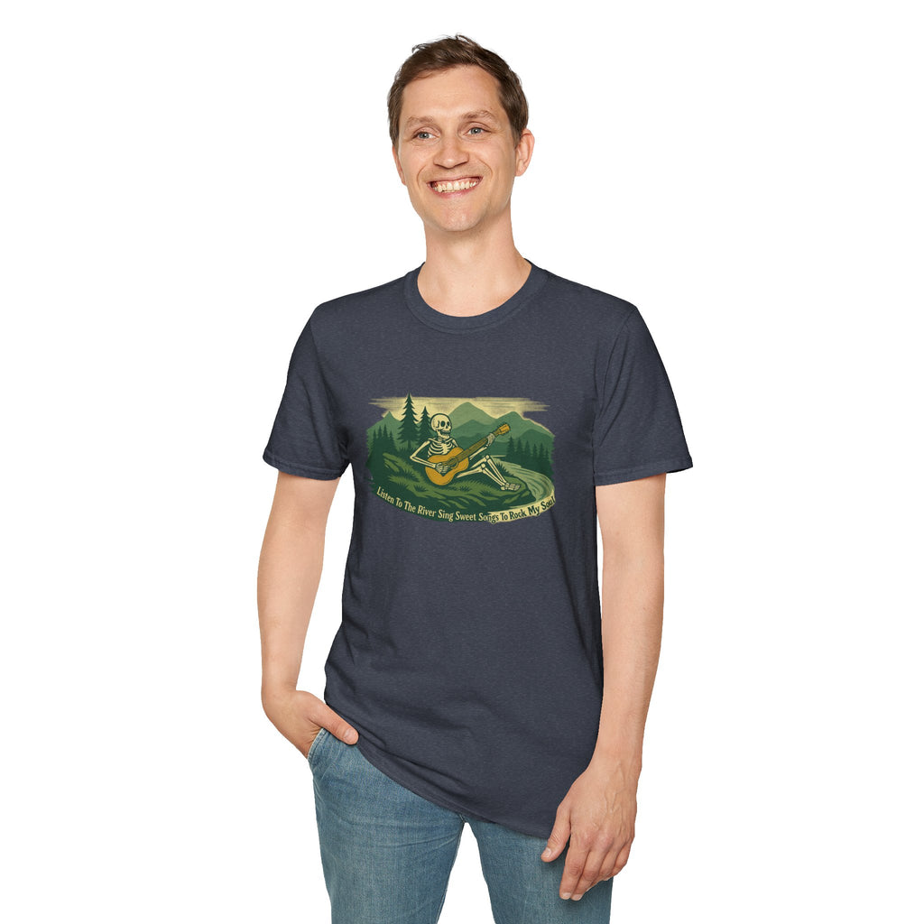 Grateful Dead "Brokedown Palace" Tee | Skeleton Vintage Shirt With Lyrics