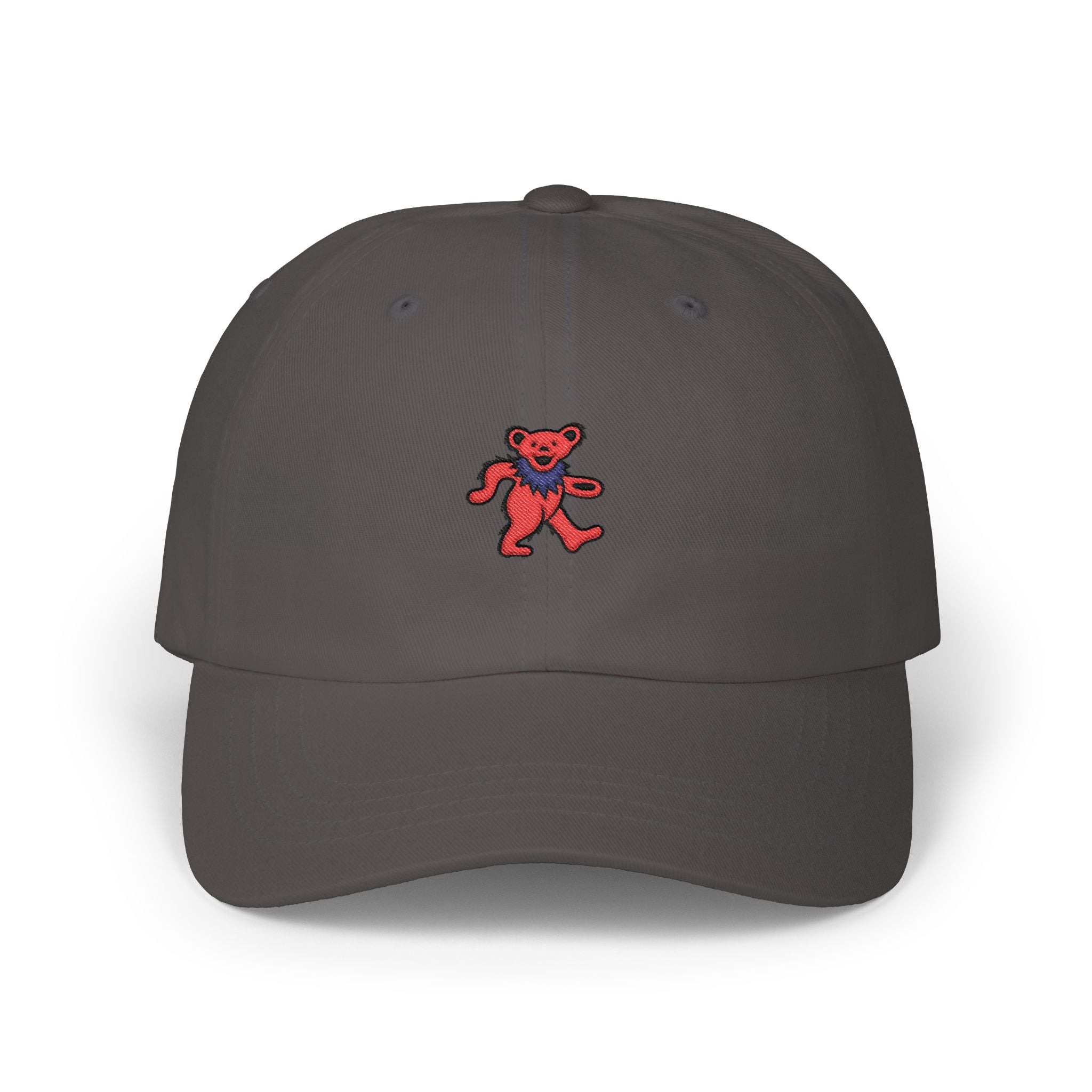 Dancing Bear Embroidered Dad Hat | Grateful Dead Vintage Cap | Retro Deadhead Gift