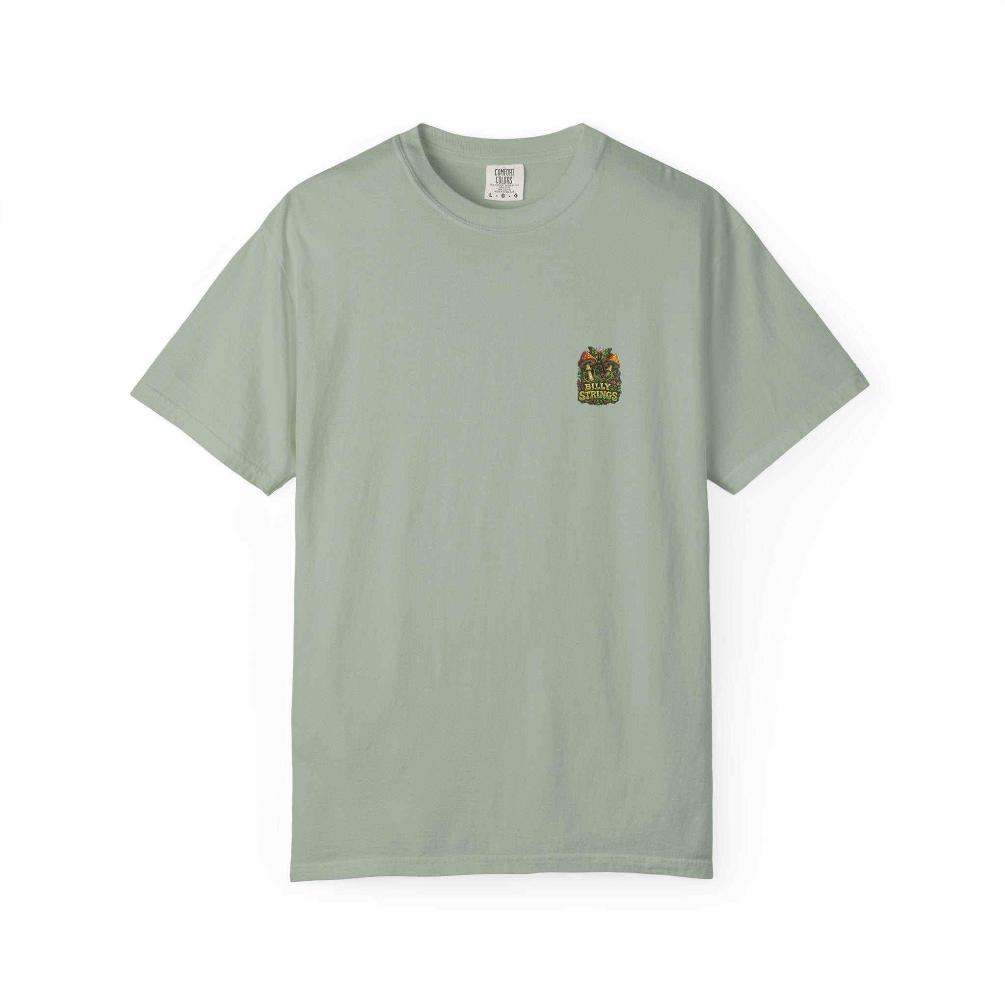 Billy Strings Shirt | Psychedelic Left Chest Tee | Trippy Bluegrass Gift