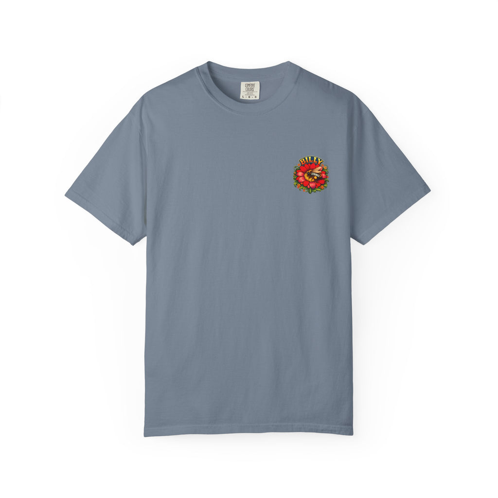 Billy Strings Red Daisy Shirt | Comfort Colors Bluegrass Jam Band Tee | Psychedelic Festival T-Shirt