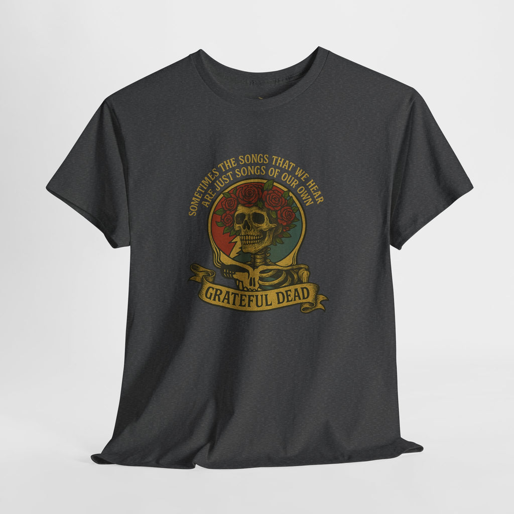 Grateful Dead "Eyes Of The World" Tee | Skull & Roses Vintage Shirt With Lyrics