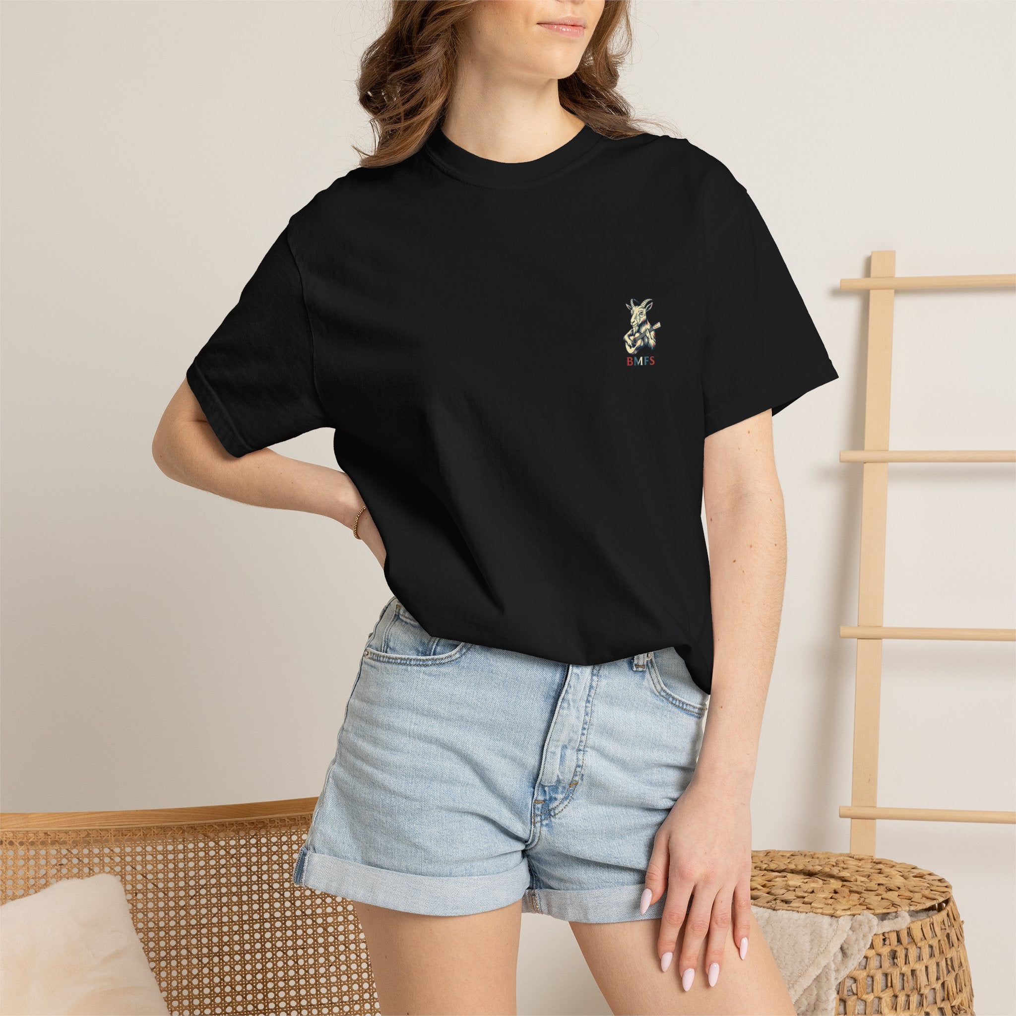 Jam Grass Goat Shirt – Bluegrass Festival Tee – BMFS Style T-Shirt