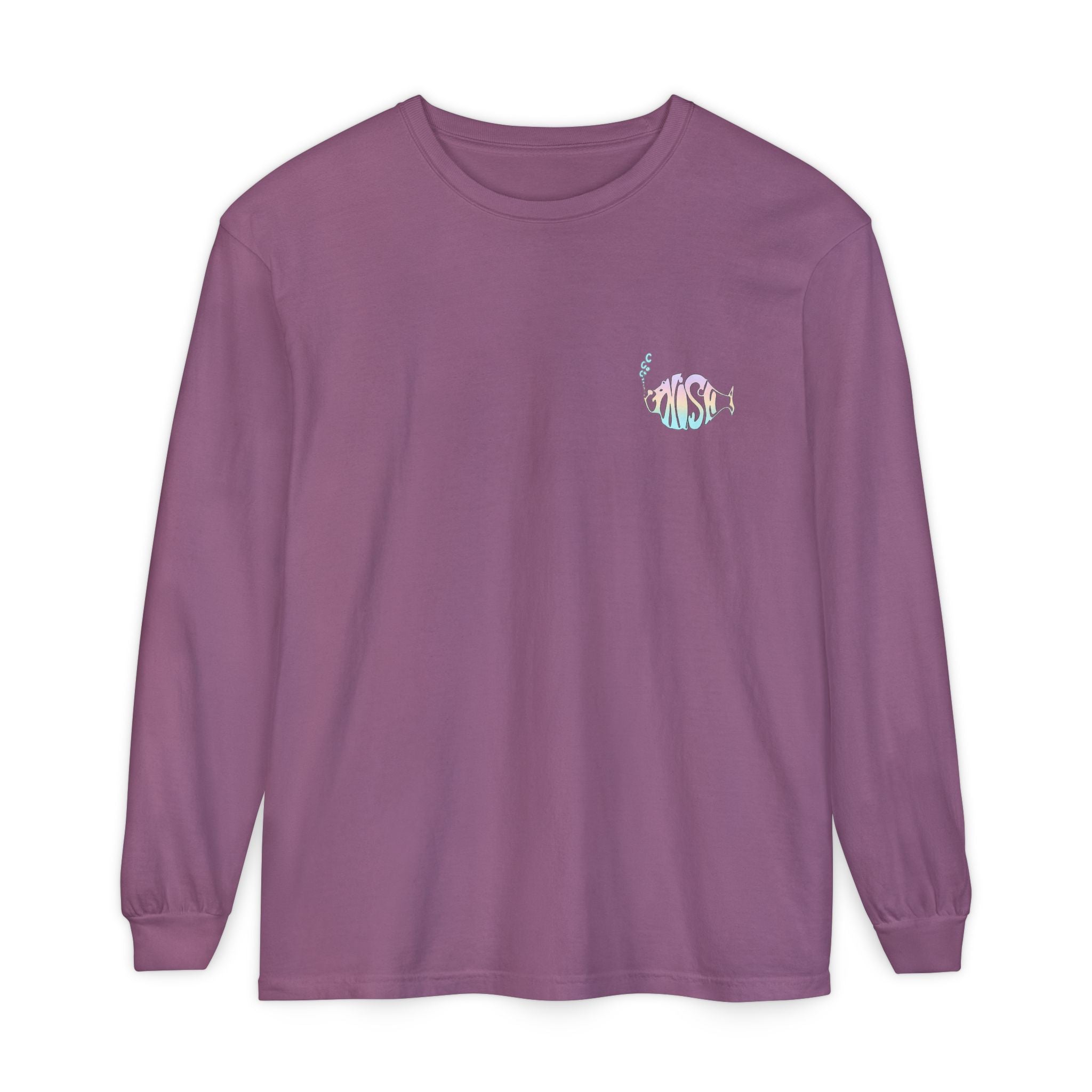 Phish Fish Shirt Pastel | Comfort Colors 6014 Long Sleeve | Jam Band Tee | Vintage Style Phish Shirt