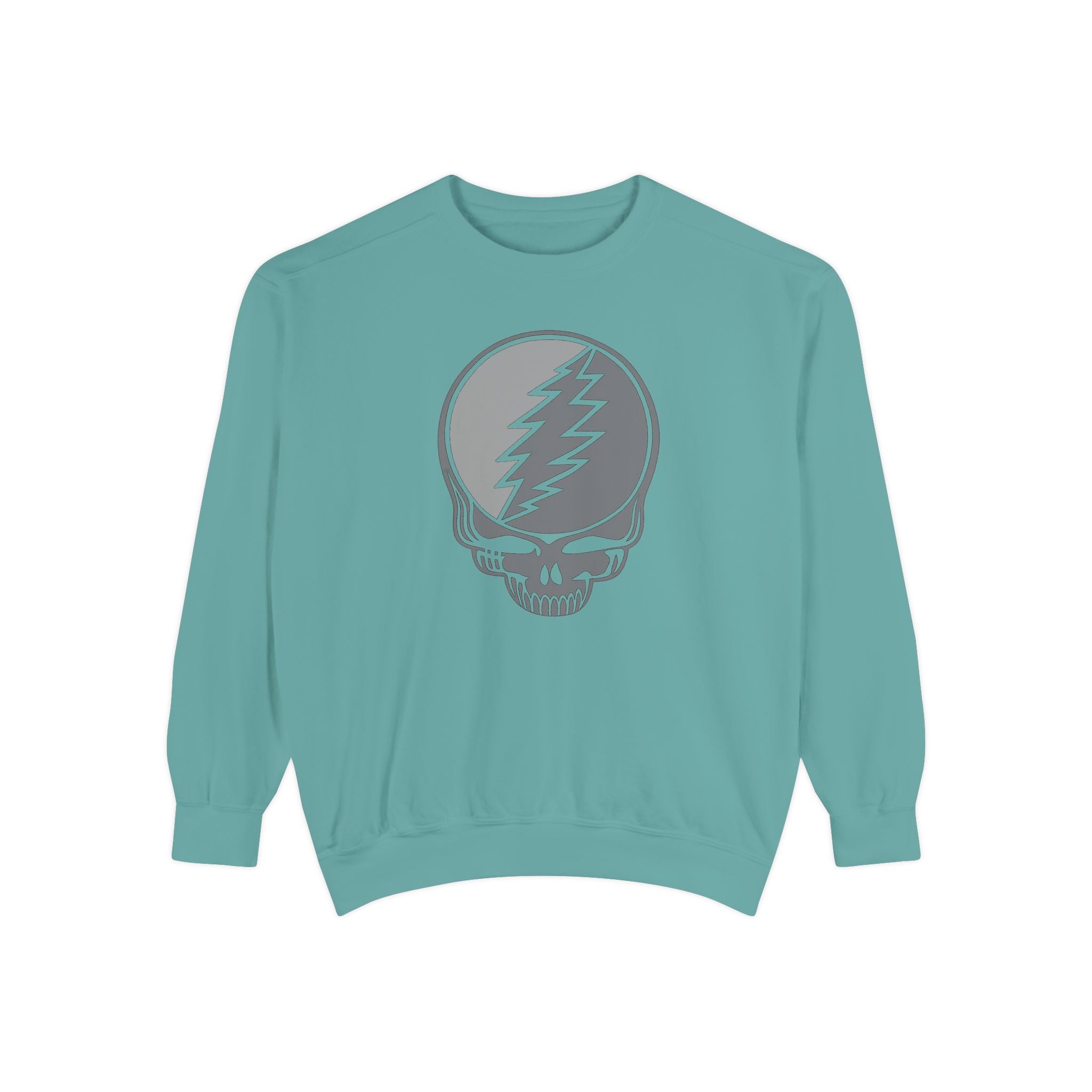 Grateful Dead Steal Your Face Sweatshirt | Deadhead Comfort Colors Crewneck | Vintage Jam Band Skull Pullover