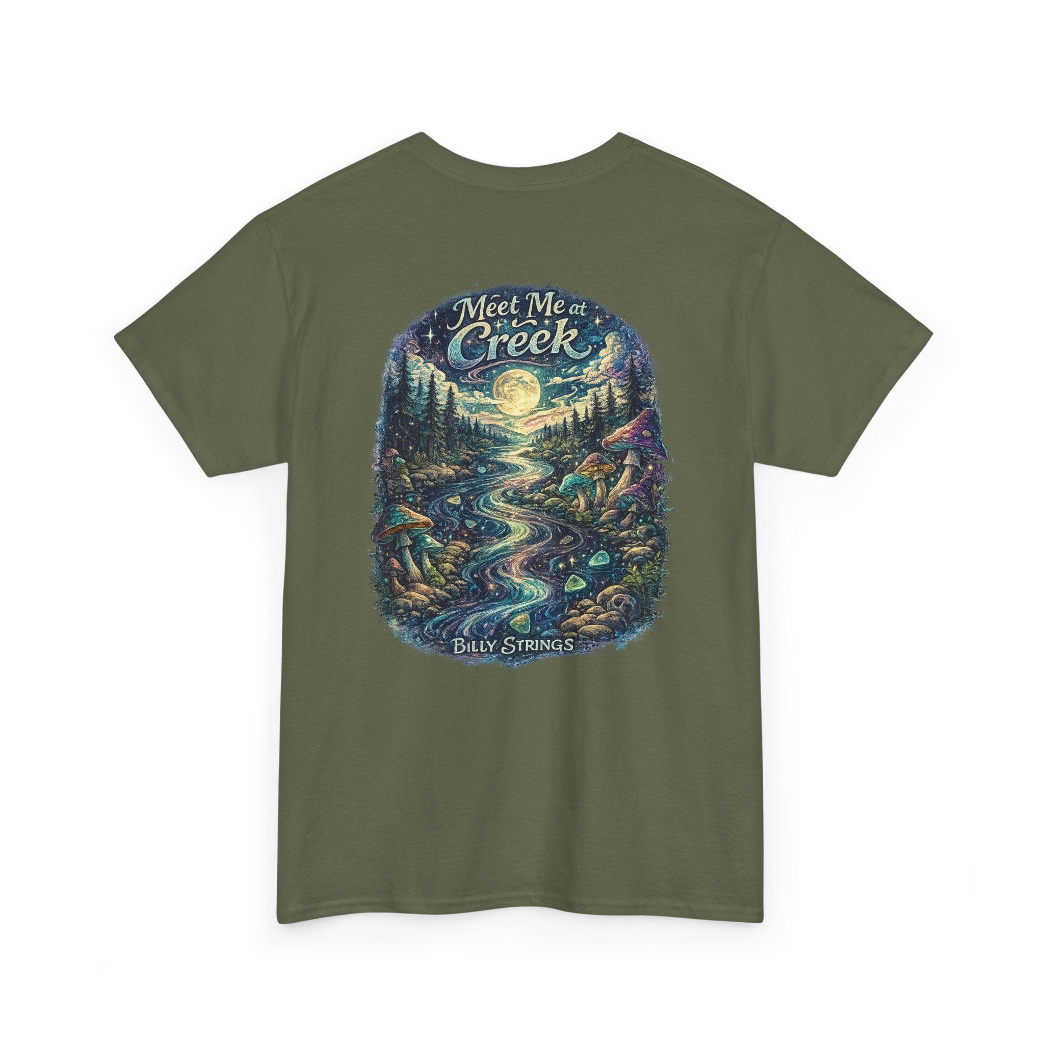 Billy Strings Meet Me at the Creek Shirt – Front & Back Print Jamgrass Tee