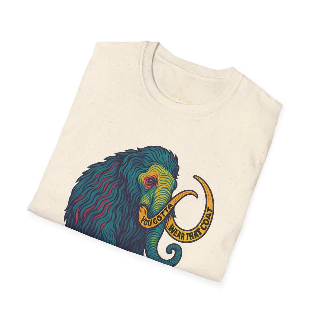 Widespread Panic Big Wooly Mammoth Shirt | WSP You Gotta Wear That Coat Lyric Tee | Psychedelic Jam Band Graphic T-Shirt
