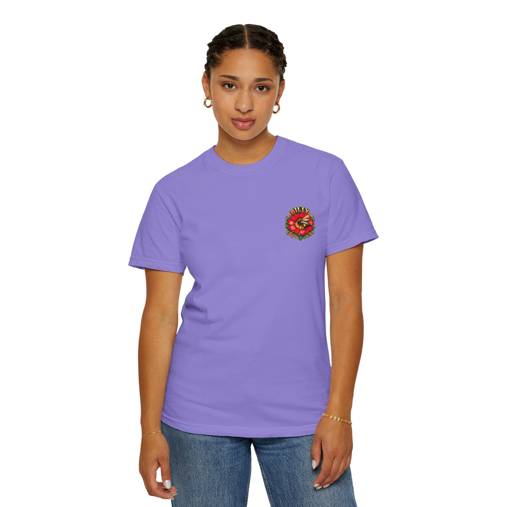 Billy Strings Red Daisy Shirt | Comfort Colors Bluegrass Jam Band Tee | Psychedelic Festival T-Shirt