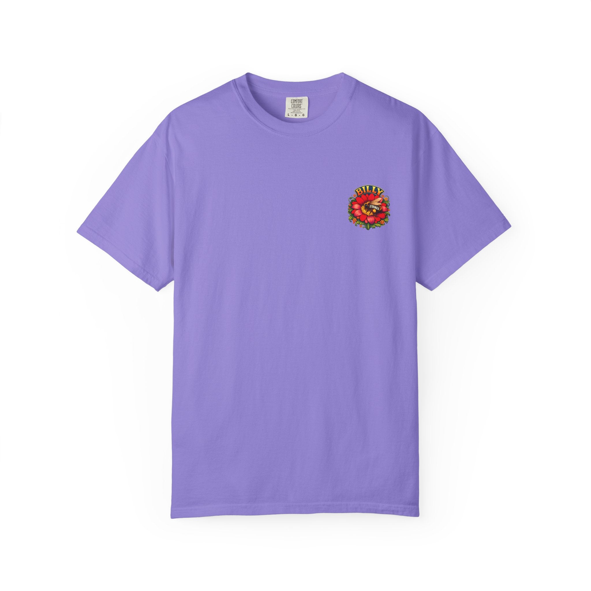Billy Strings Red Daisy Shirt | Comfort Colors Bluegrass Jam Band Tee | Psychedelic Festival T-Shirt